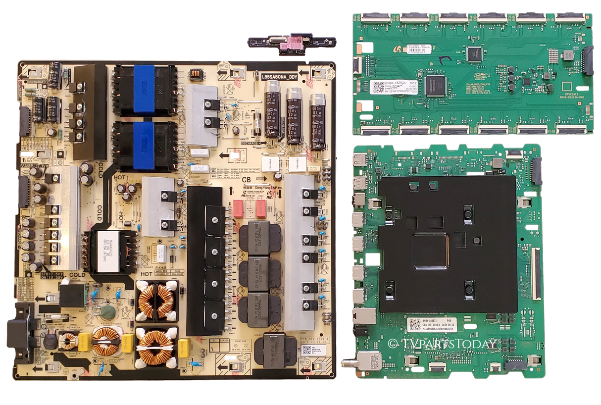 QN85QN85DBFXZA Samsung TV Repair Parts Kit, BN94-18367J Main Board, BN44-01219B Power Supply, BN94-18293A LED Driver, BN59-01468A Wifi, QN85QN85DBFXZA AA01, QN85QN85DBFXZA