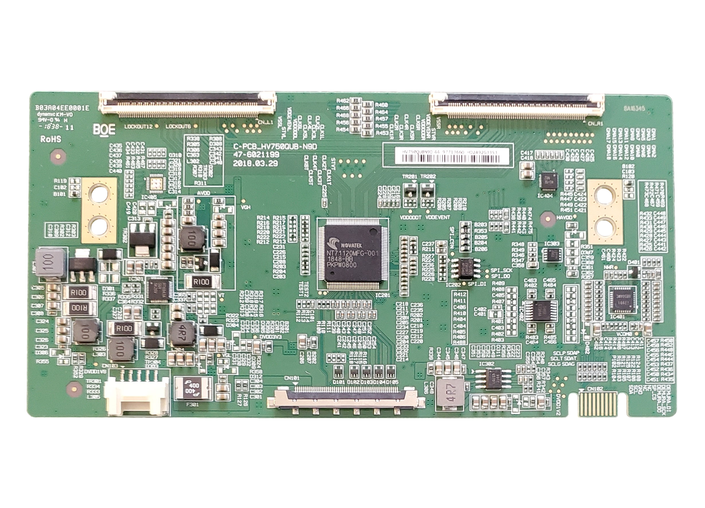 44-97713660 LG T-Con, HV750QUBN9D, 75UK6190PUB, 75UM7570PUD – TV