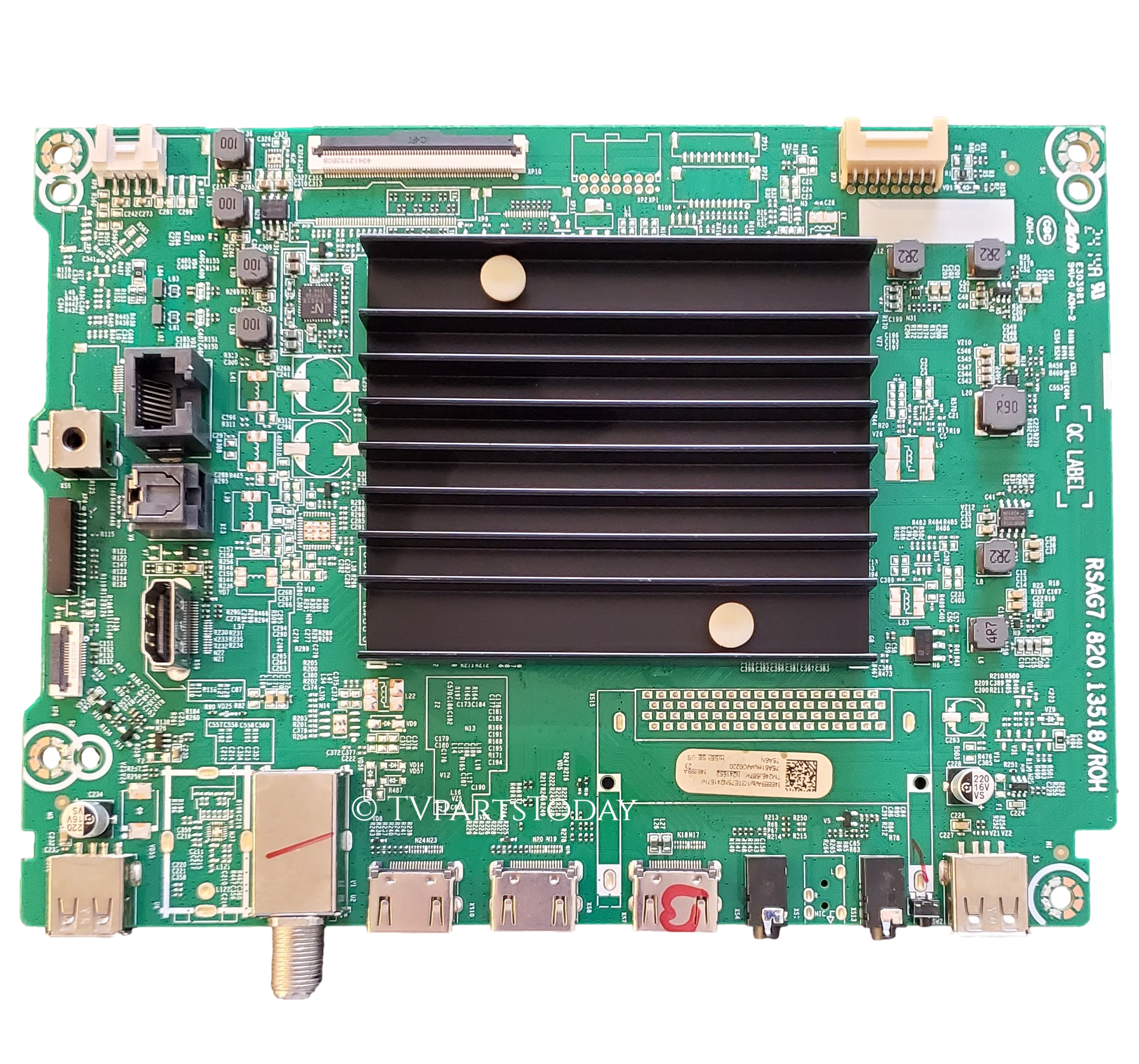 346889 Hisense Main Board, 346888, RSAG7.820.13518/ROH, 75A51HUA