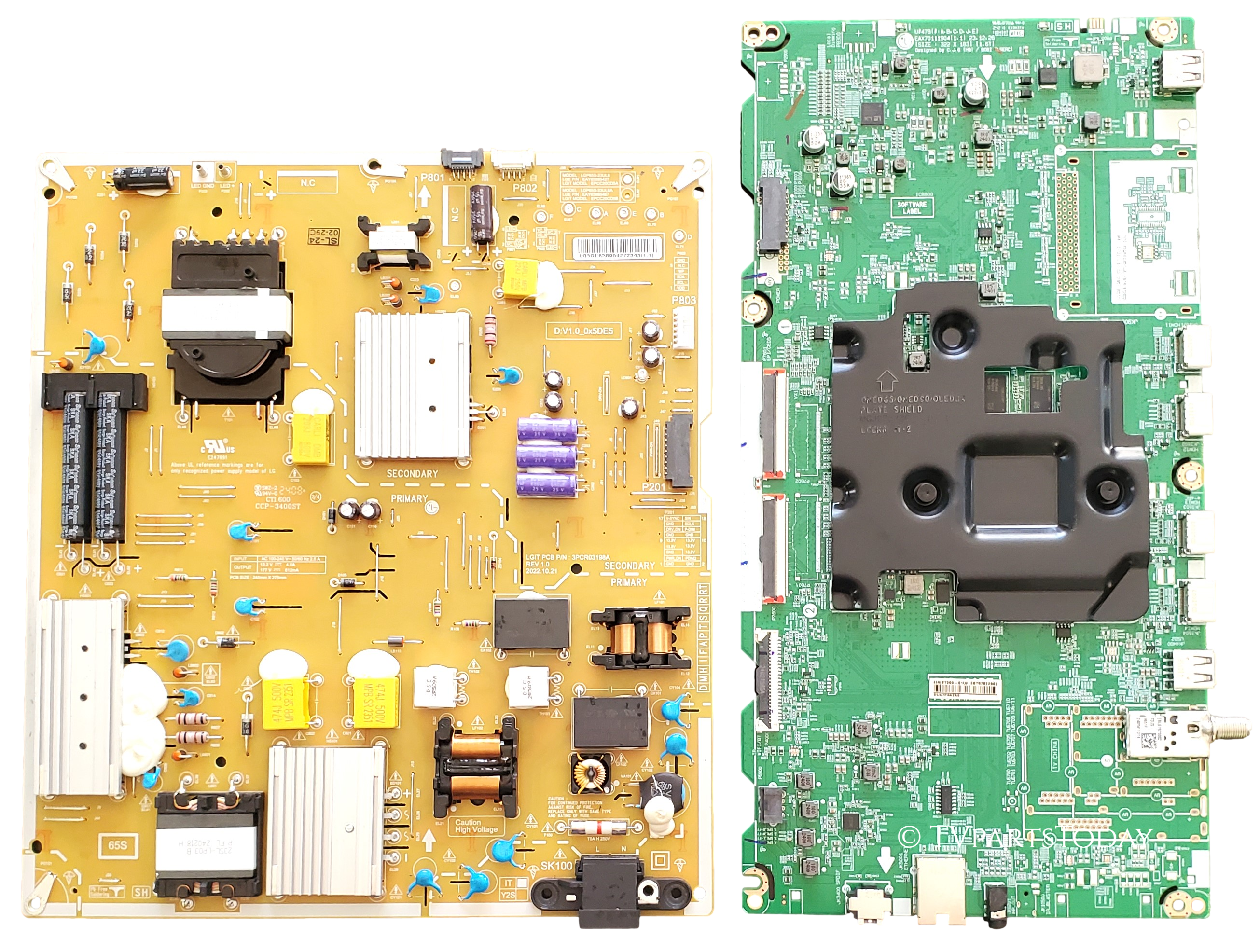 テレビ基板 TNPA4848 65QNED85TUA LG TV Repair Parts Kit, EBT67872602 Main Board