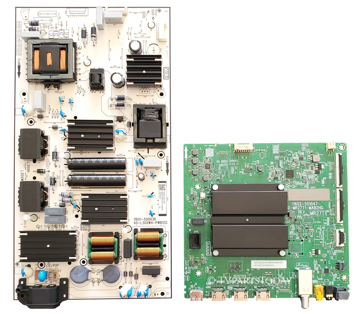 65Q550F TCL TV Repair Parts Kit, G0301-000235 Main Board, 30805-000146 Power Supply, 65Q550F