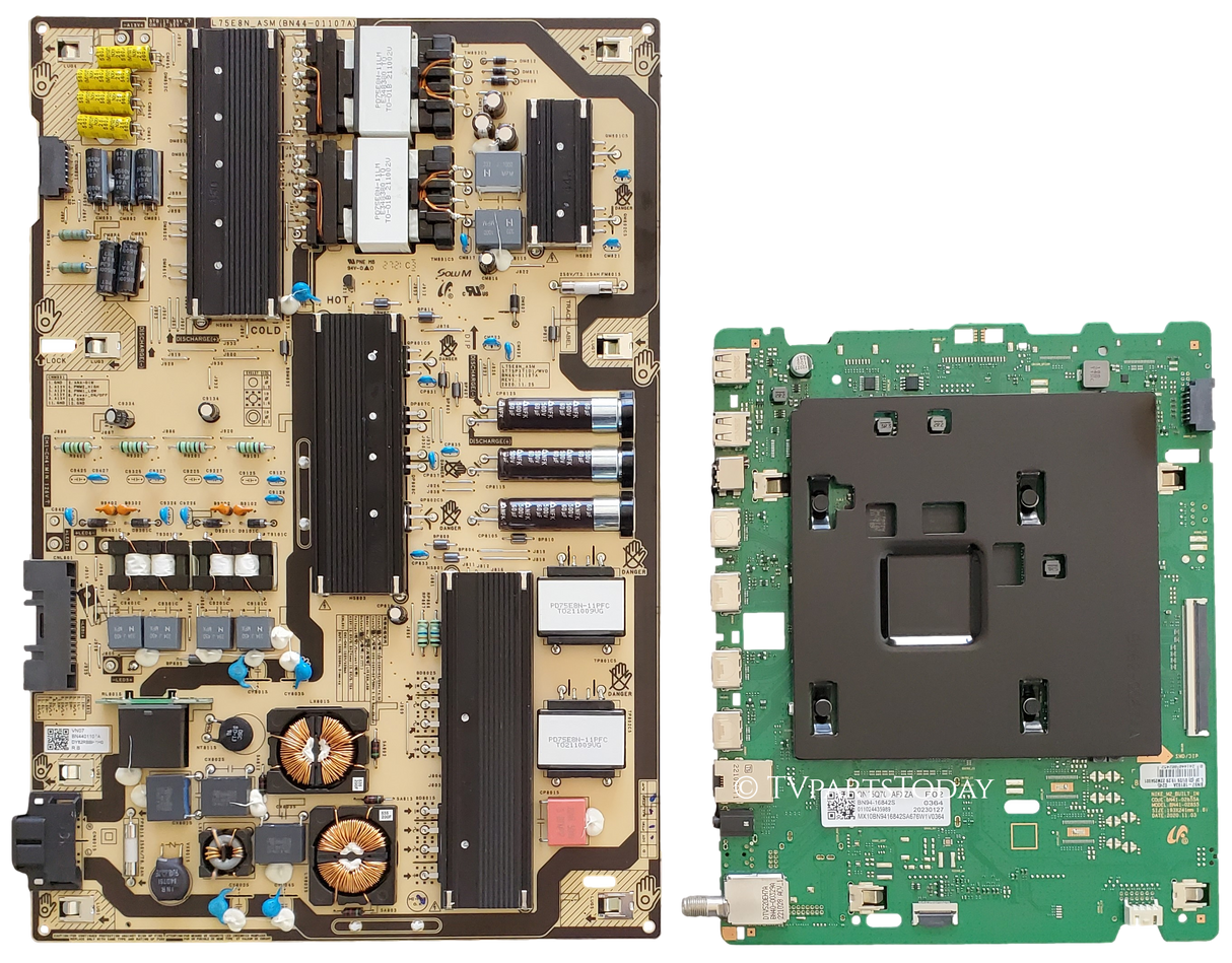 QN75Q7DAAFXZA Samsung TV Repair Parts Kit, BN94-16842S Main Board, BN44-01107A Power Supply, QN75Q7DAAFXZA CH14, QN75Q7DAAFXZA, QN75Q70AAFXZA