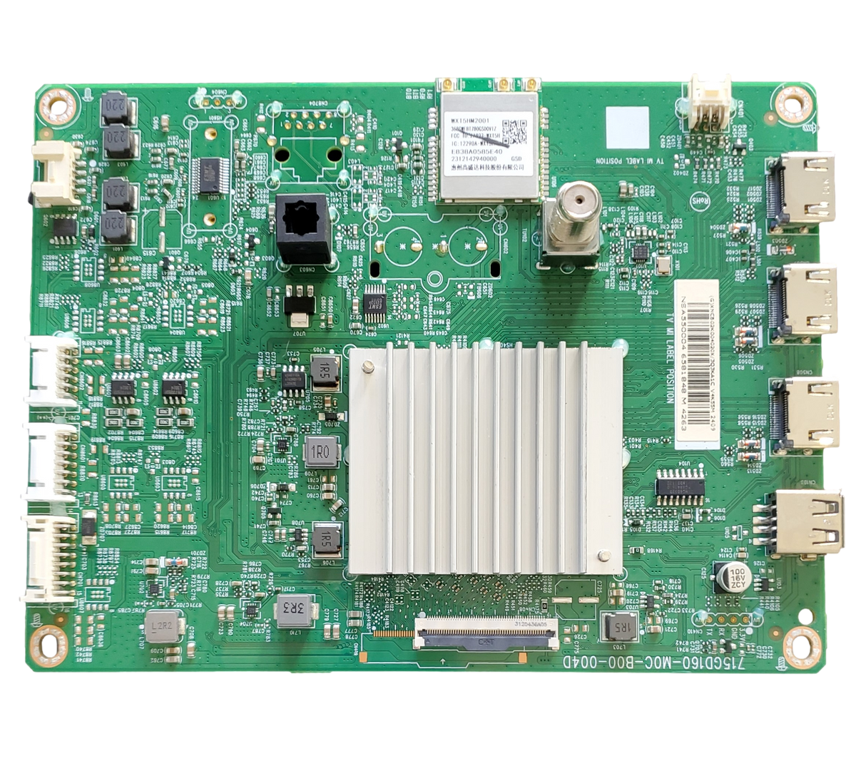 756TXNCB02K004 Vizio Main Board, (G)XNCB02K004020, 715GD160-M0C-B00-004D, V4K55M-0801