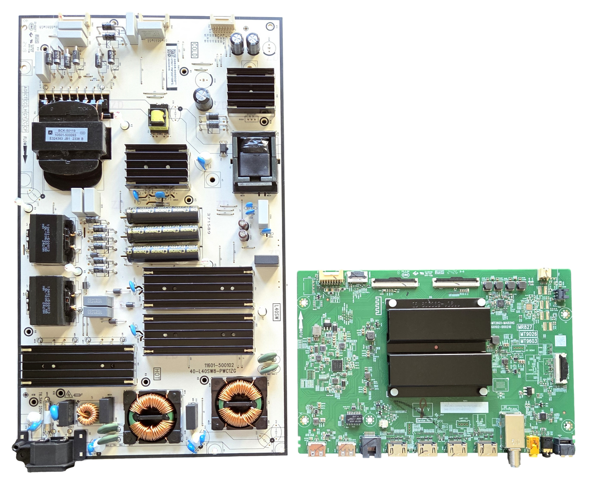 75Q550F TCL TV Repair Parts Kit, G0301-000265 Main Board, 30805-000332 Power Supply, 75Q550F