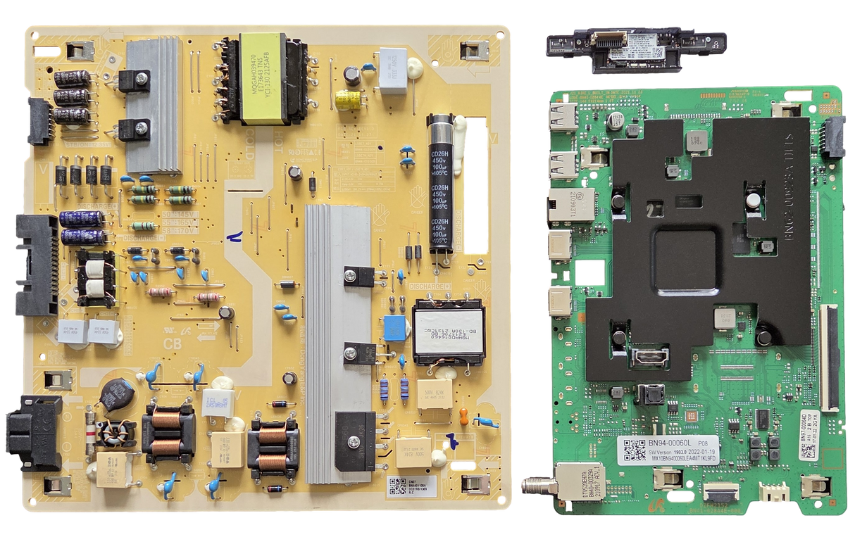 QN50Q6DAAFXZA Samsung TV Repair Parts Kit, BN94-00060L Main Board, BN44-01100A Power Supply, BN59-01360A Wifi, QN50Q6DAAFXZA AA13, QN50Q6DAAFXZA
