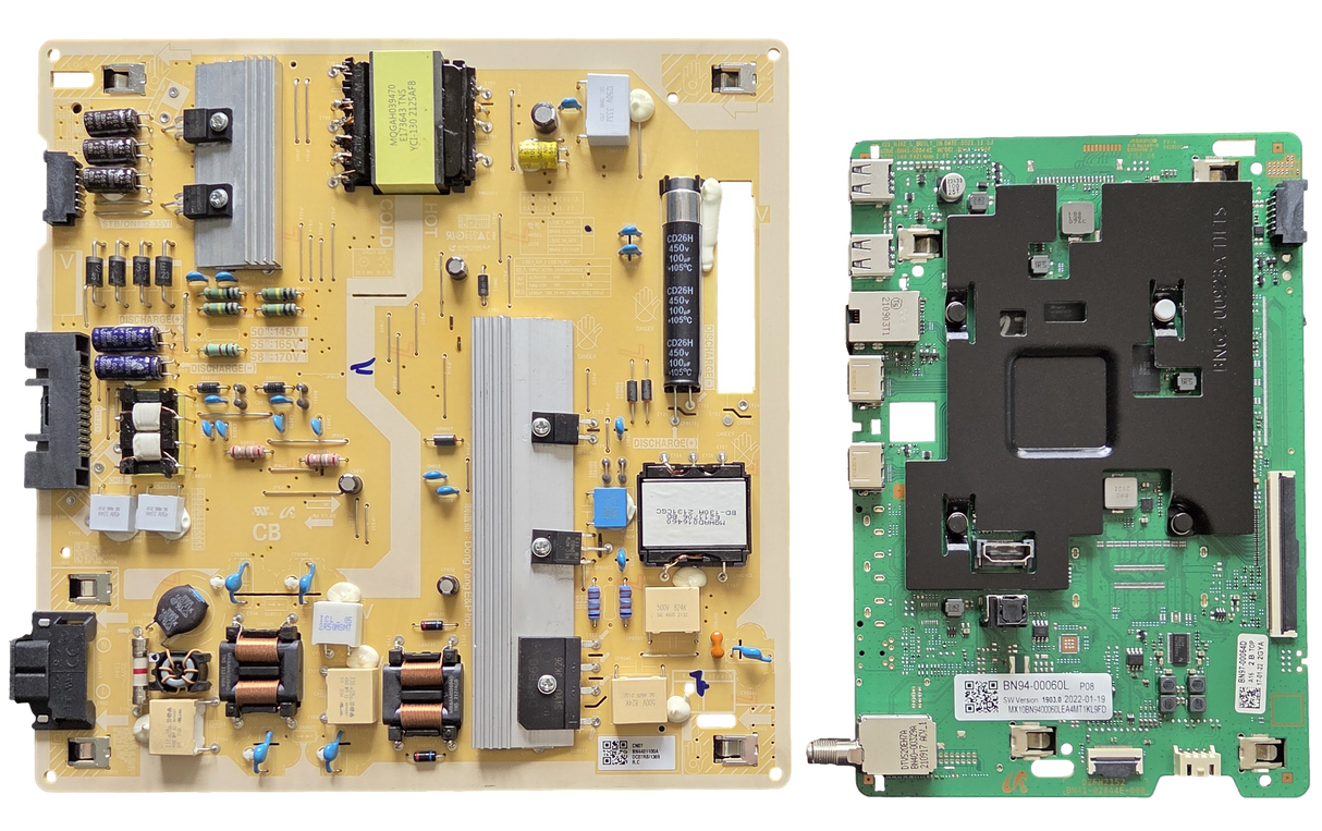 QN50Q6DAAFXZA Samsung TV Repair Parts Kit, BN94-00060L Main Board, BN44-01100A Power Supply, QN50Q6DAAFXZA AA13, QN50Q6DAAFXZA