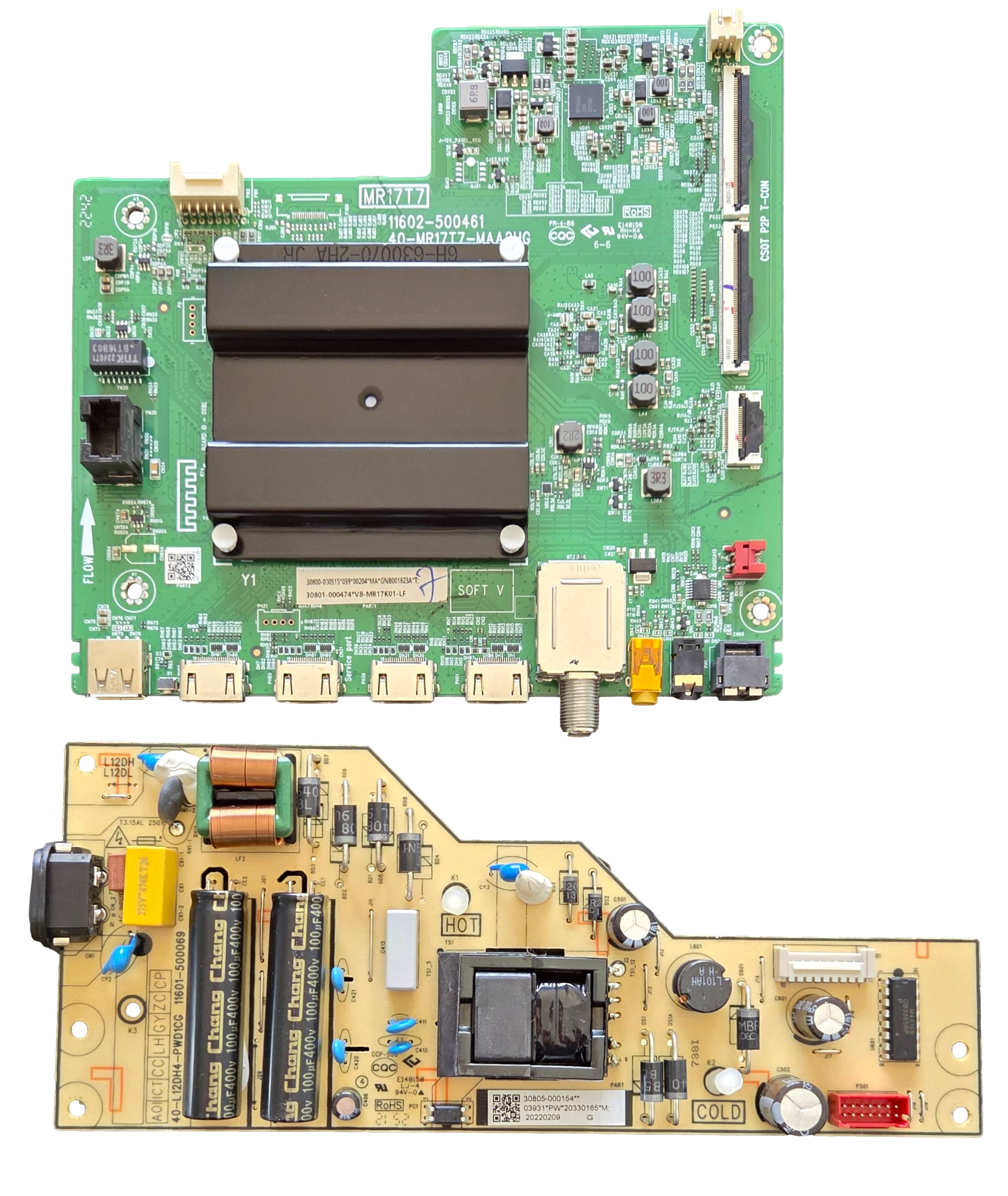 50S455 TCL TV Repair Parts Kit, 50S451, 30800-000515 Main board 50S455 TCL TV Repair Parts Kit, 50S451, 30800-000515 Main board