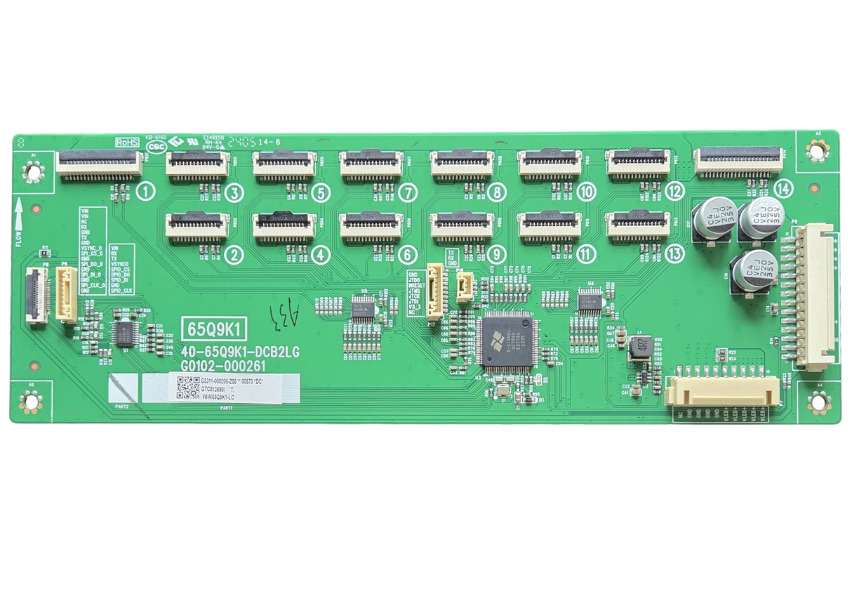 G0311-000206 TCL Led Board,40-65Q9K1-DCB2LG , 65Q9K1 , 65QM751G