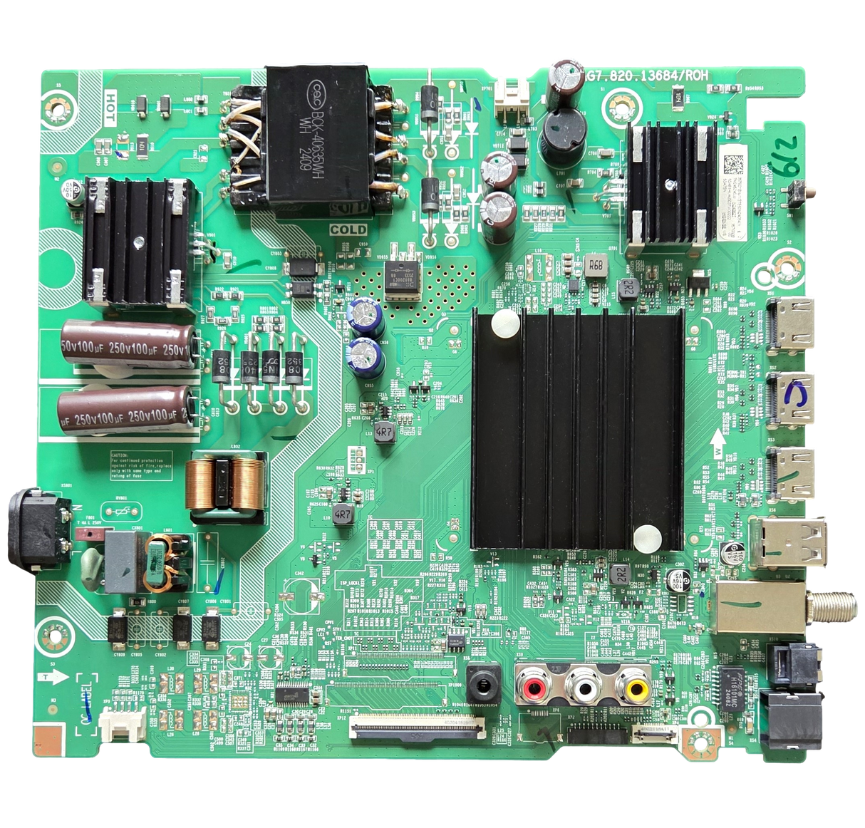357601 Hisense Main Board, 357600, RSAG7.820.13684/R0H, 50A7N