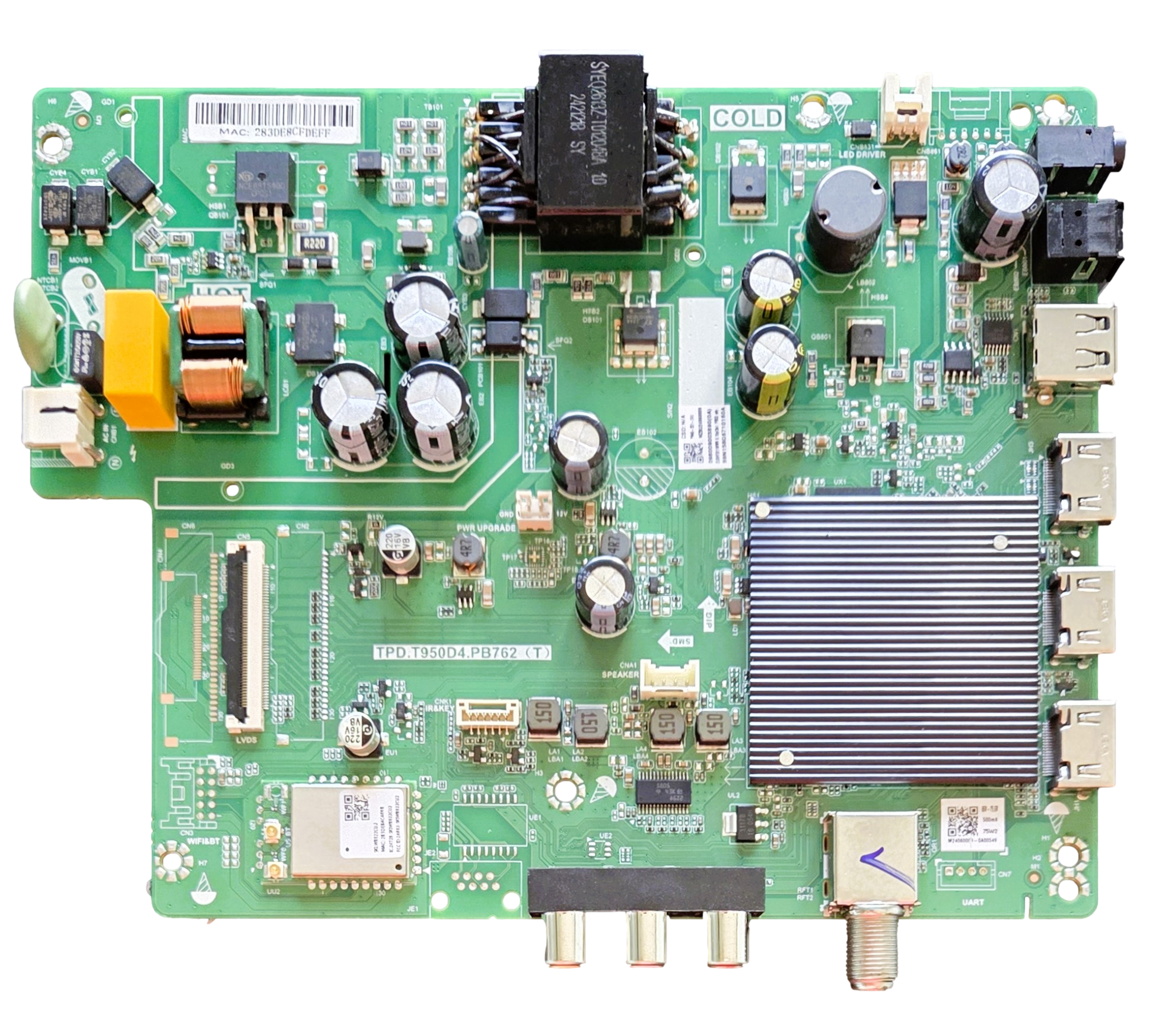 0980-0900-3890 Pioneer Main Board, 098009003890, TPD.T950D4