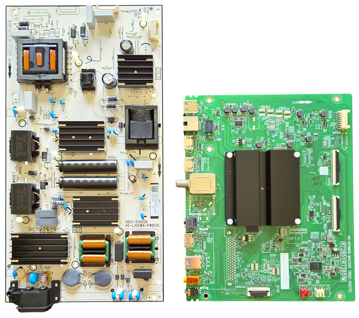 75S470G TCL TV Repair Parts Kit, 30800-000799 Main Board, 30805-000146 Power Supply, 75S470G