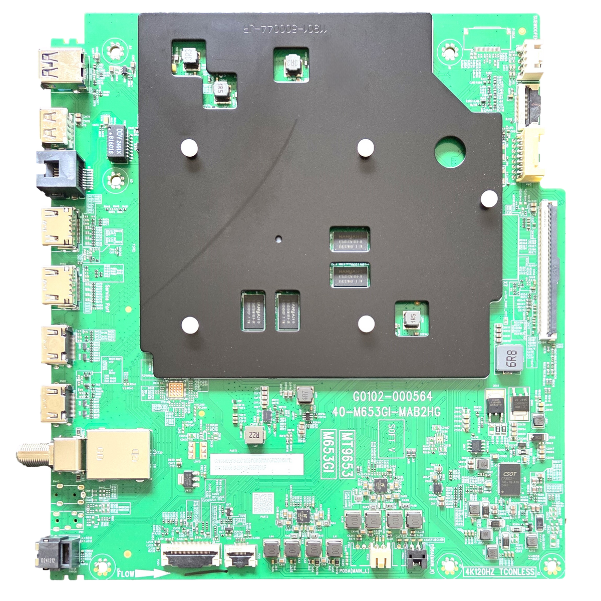 G0301-000613-Z00 TCL Main Board, G0301-000613-Z00, G0102-000564, 40-M6 ...