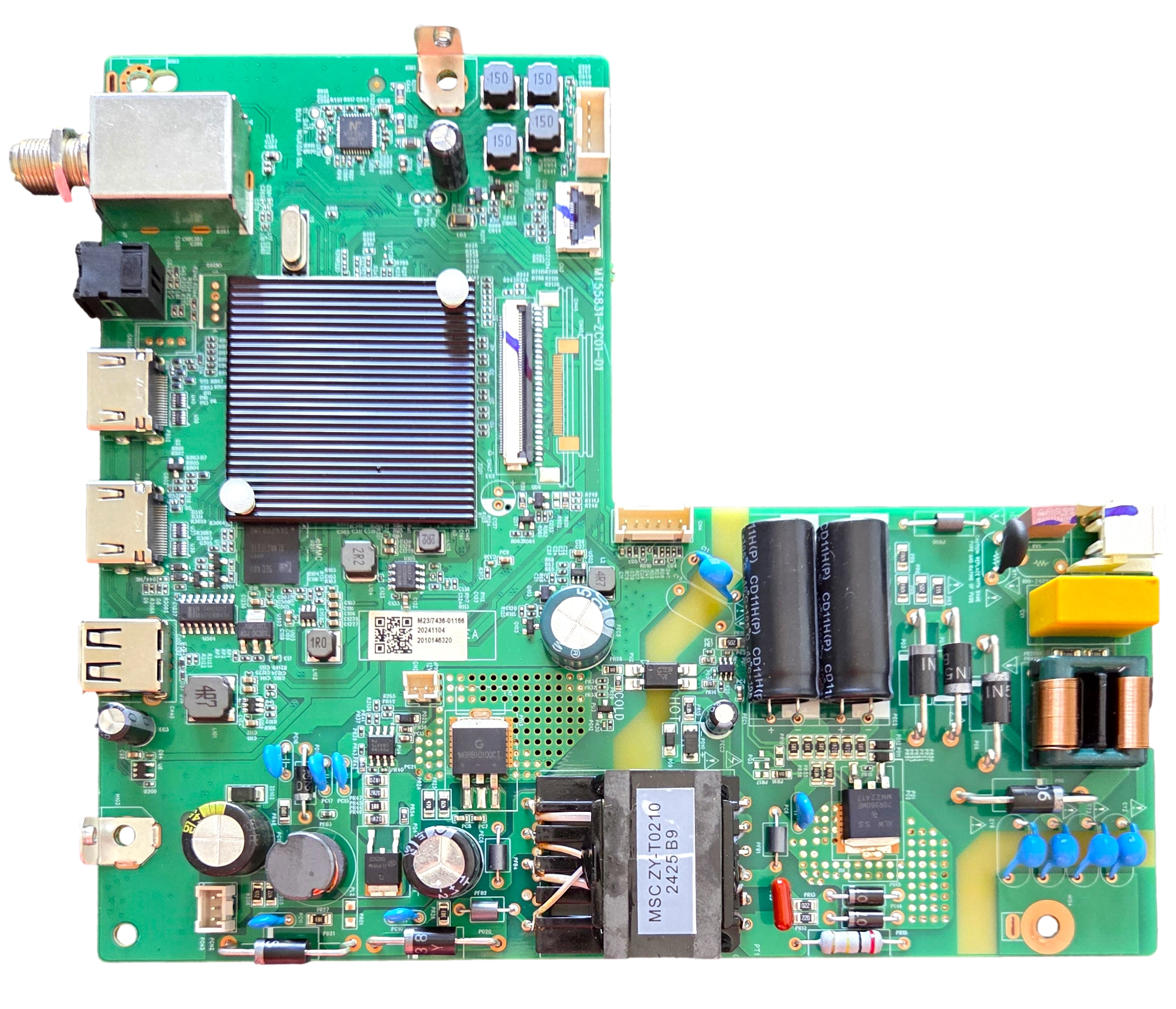 515C55831M23 Vizio Main Board, MT55831-ZC01-01, M23, VFD40M-0810