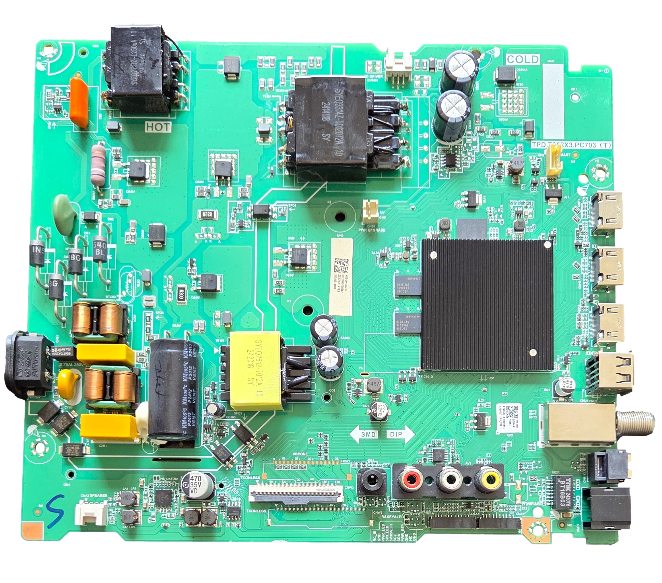 405469 Hisense Main Board, TPD.T962X3.PC703(T), 50A51HUF, 50QD65NF