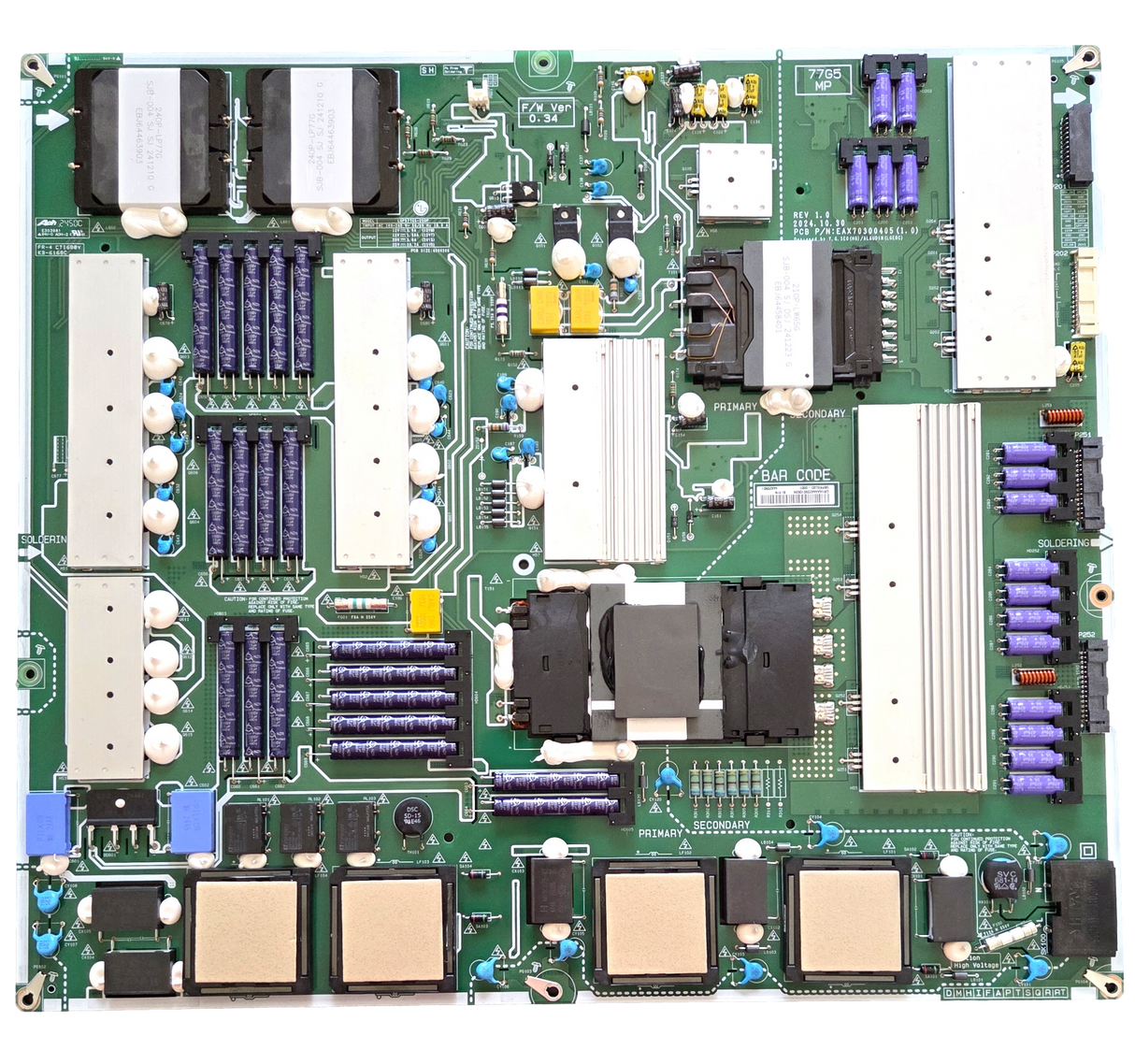 EBR44420901 LG Power Supply, EBR44420901, EAX70300405 (1.0), OLED77G5WUA