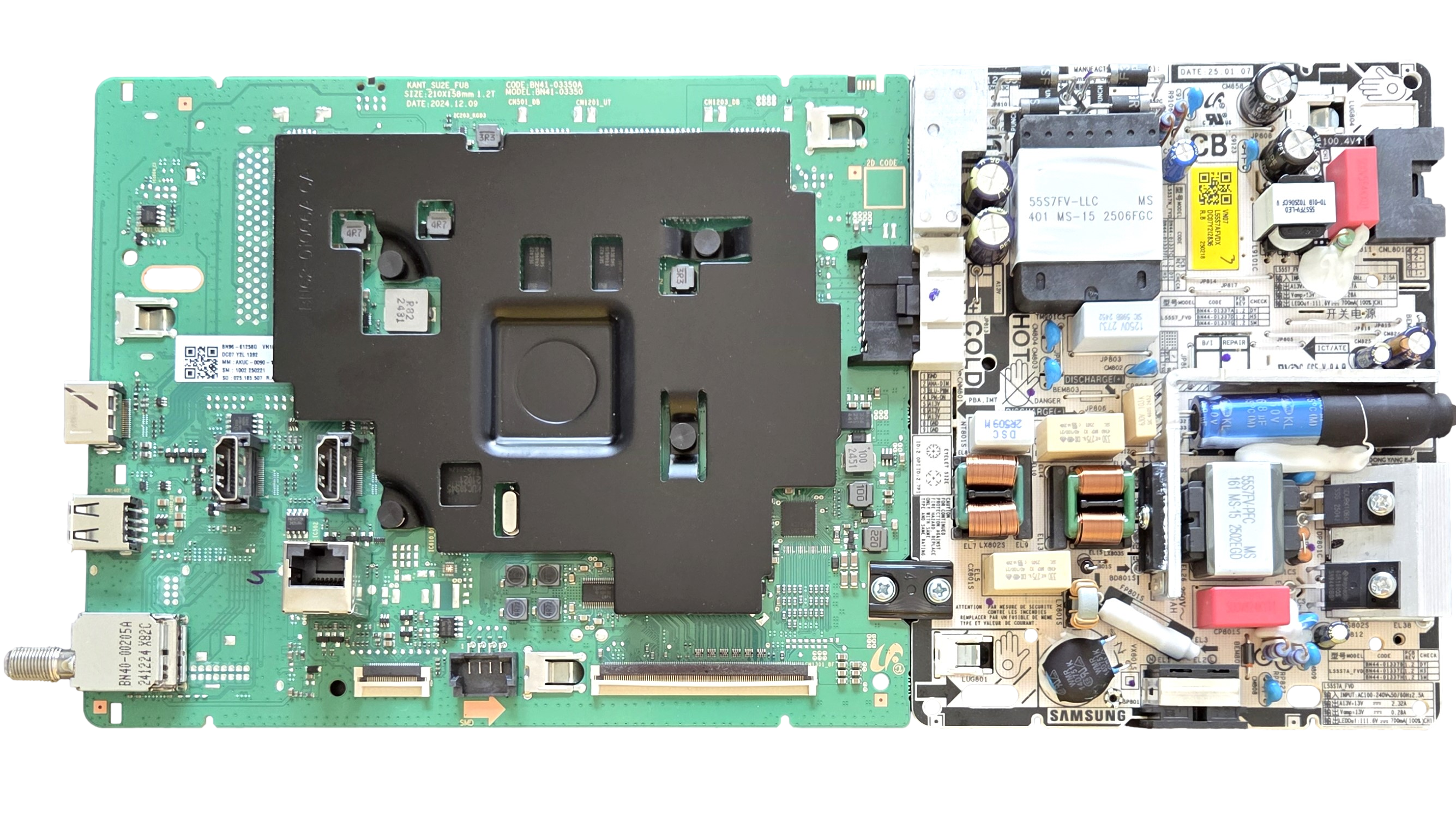 Samsung メモリモジュール MC32733581/MC32733582 BN96-61258G-COMBO Samsung Main Board/Power Supply, BN41-03350A