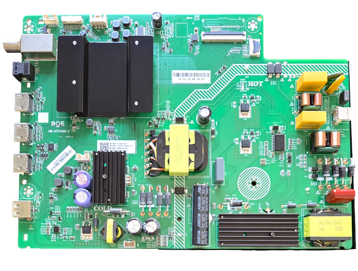 60000-00134 LG Main Board/Power Supply, 4700026107, MB-MT5586-E, V4K65C-0804