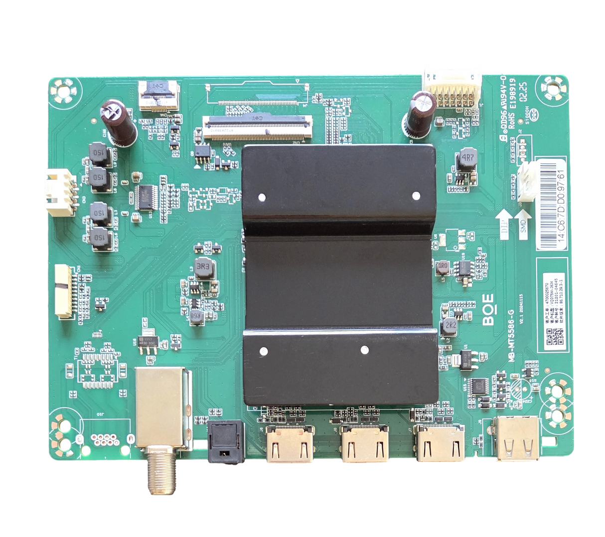21201-04645 Vizio Main Board, MB-MT5586-G, VQD75M-0804