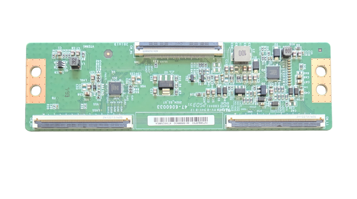 HV750QUBF93 Vizio T-Con, 44-98900430, LBVFX2GB1300561, VQD75M-0804