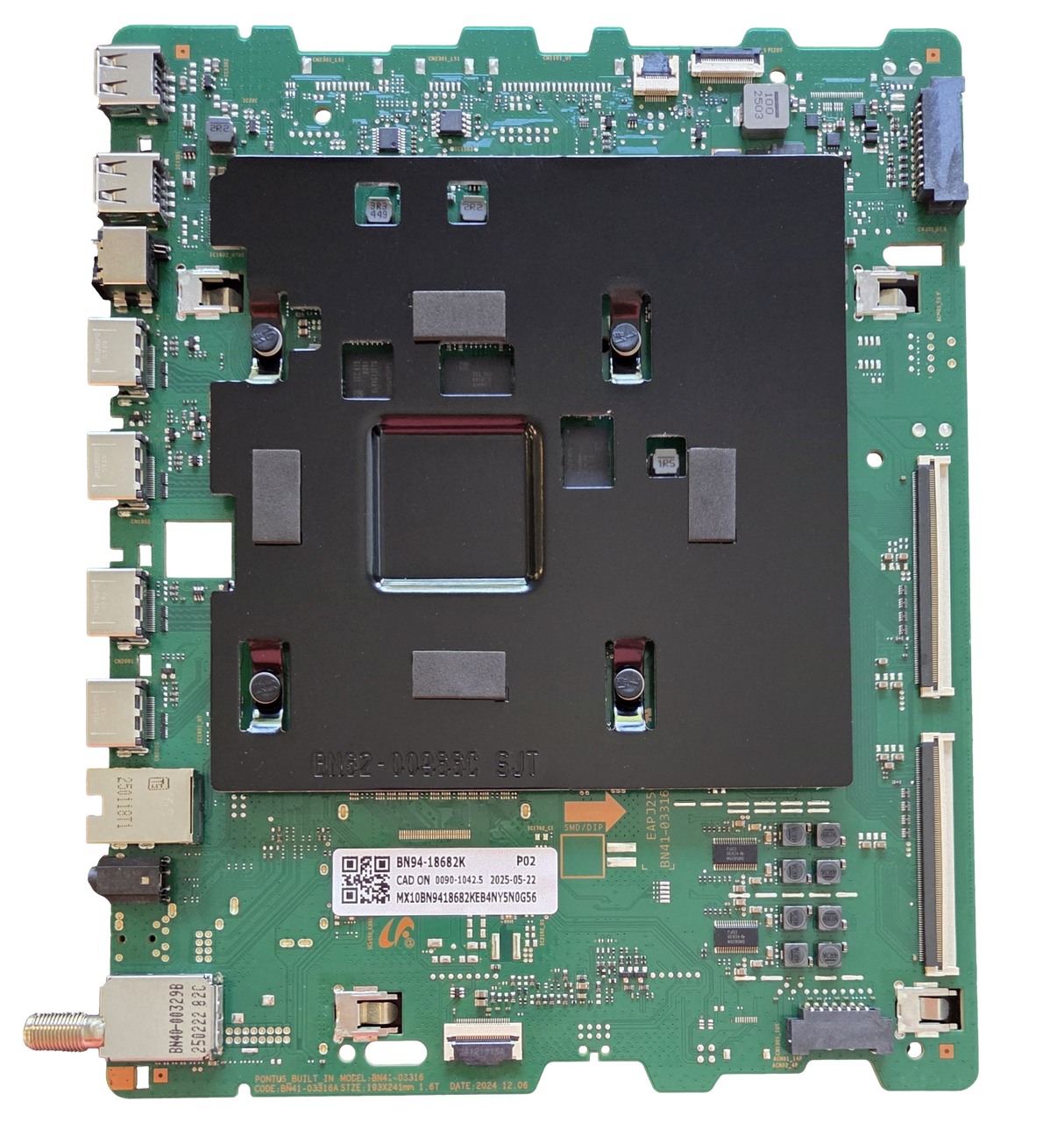 BN94-18682K Samsung Main Board, BN41-03316A, QN100QN80FF, QN100QN80FFXZA
