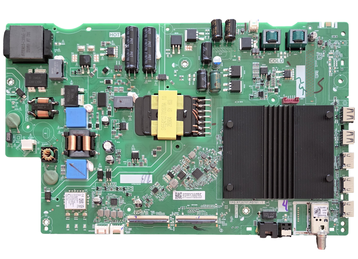 21201-04785 LG Main/Power Board, TPD.RT2875T.PD781, 65UA7700PUB.CUSFBH, 65UA7700PUB