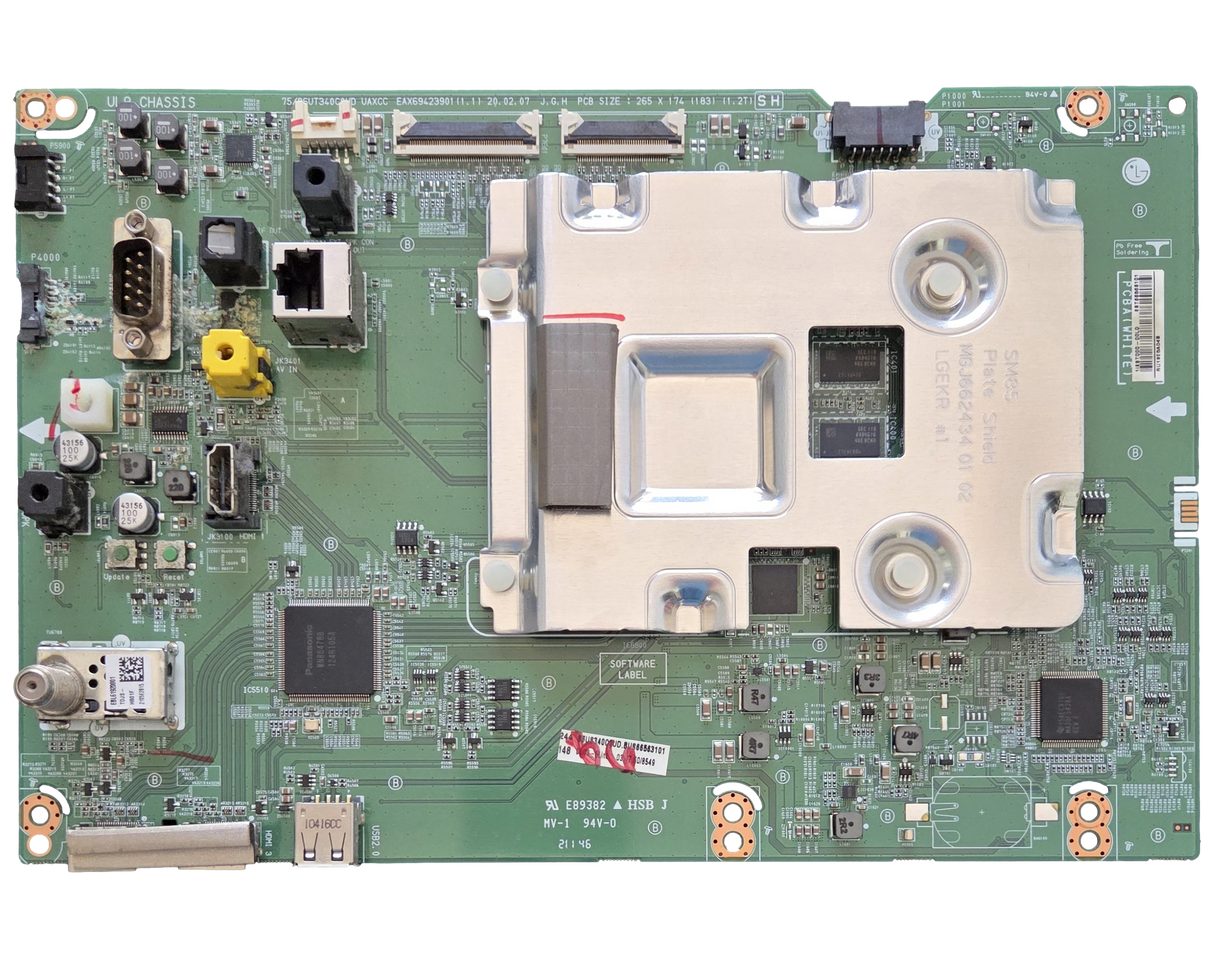 EBT66563101 LG Main Board, EAX69423901(1.1), 86US340C0UD, 86US340C0UD.BUSWDKR