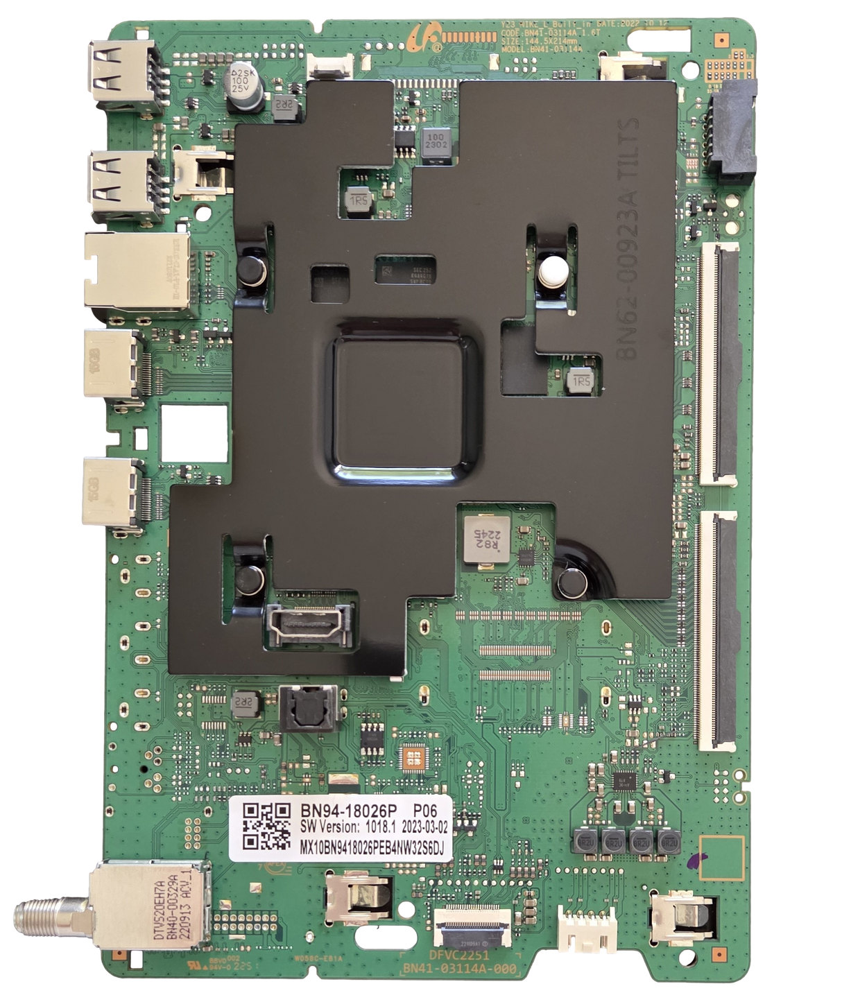 BN94-18026P Samsung Main Board, BN97-20403C, BN41-03114A, QN65Q60CAF, QN65Q60CAFXZA [FA01]