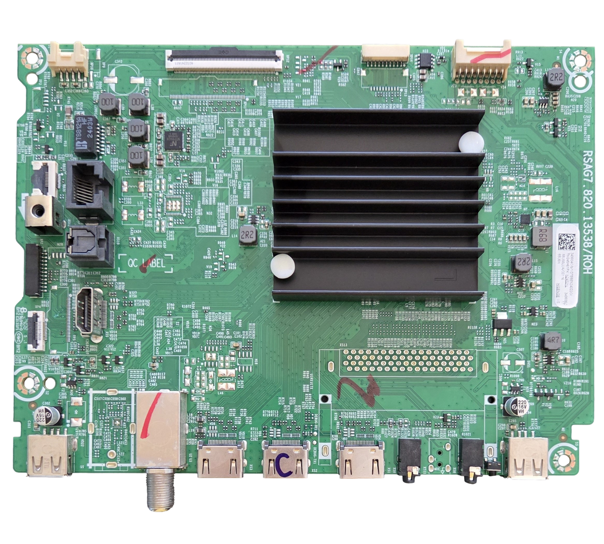 349934 Hisense Main Board, 349935, RSAG7.820.13538/ROH, 55U66LUA, 55U6N