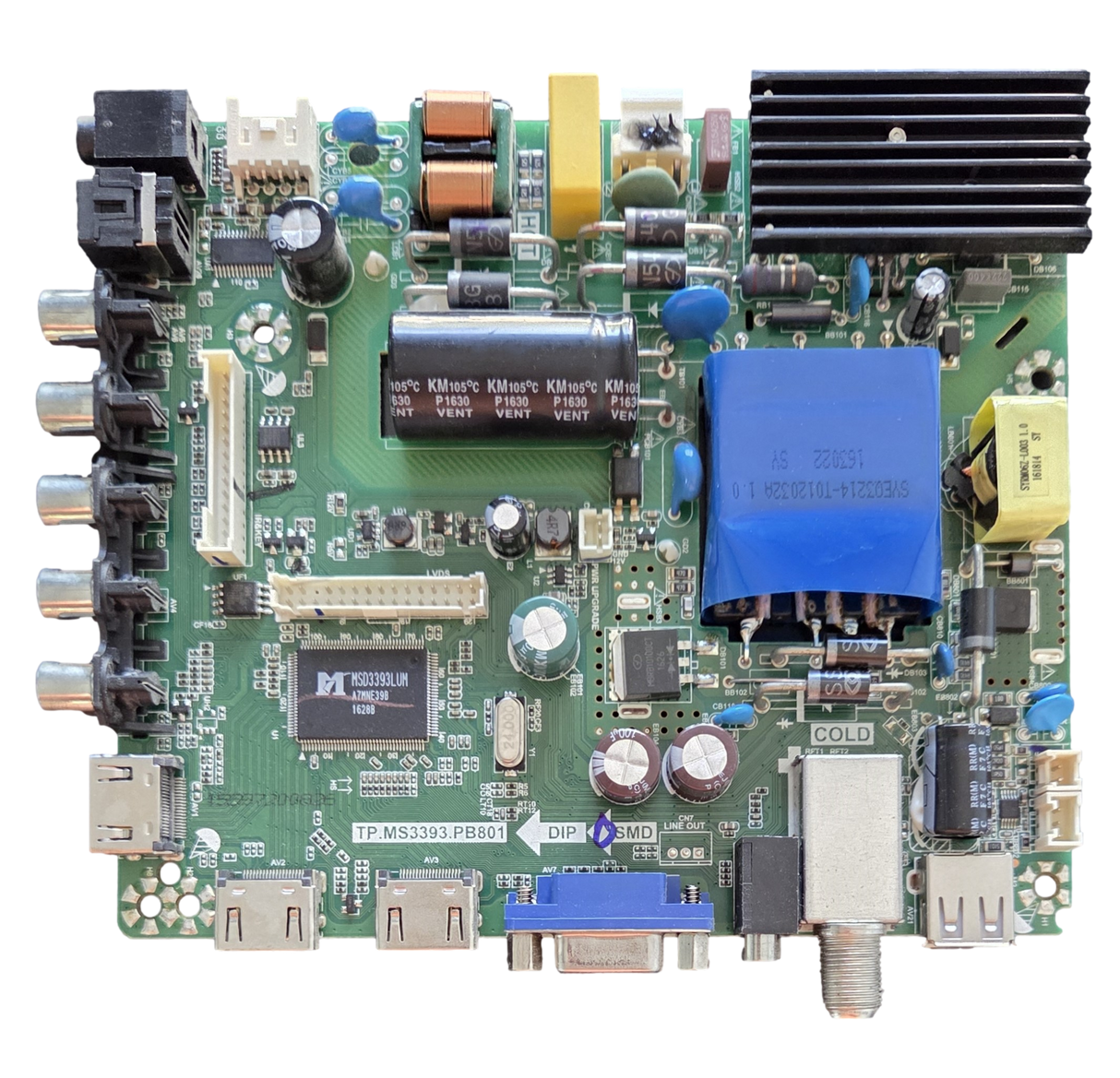 H16081310 Elelment Main Board, H16081310, F50TPMS3393PB801004, TP.MS3393.PB801, ELFJ4816H
