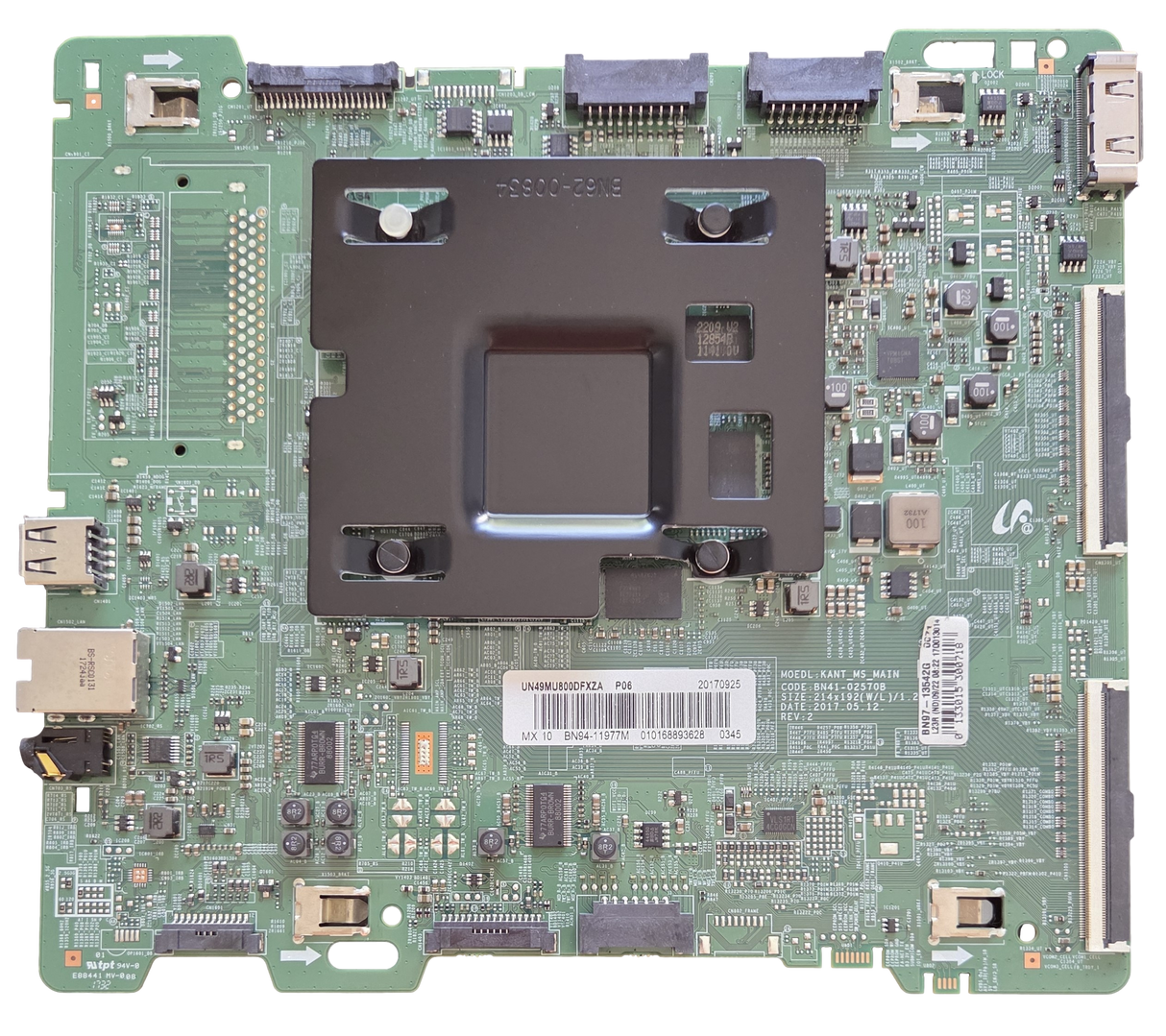 BN94-11977M Samsung Main Board, BN41-02570B, BN97-13542G, UN49MU800DFXZA