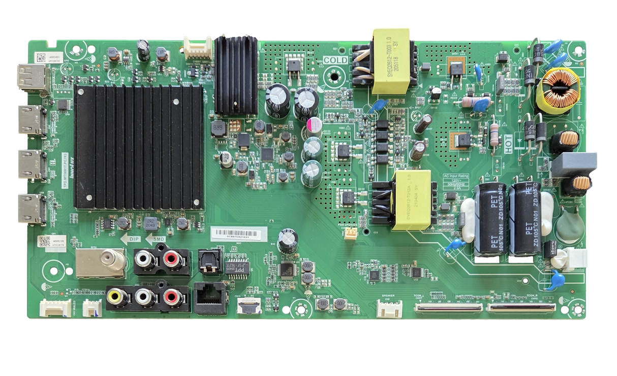 6M03A0005H00J Vizio Main Board, A0005H00J, M0005C10R, TPD.MT5691T.PC763, V505-J09