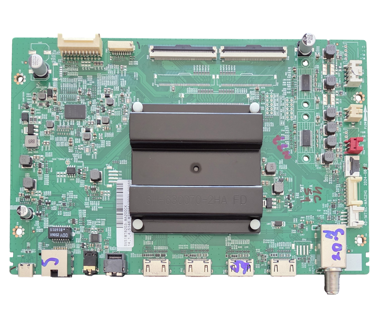 SVS1MT8203-MA200CK Roku Main Board, SVS1MT8203-MA200CK, 40-1MT16C-MAC2HG, 65R6CX