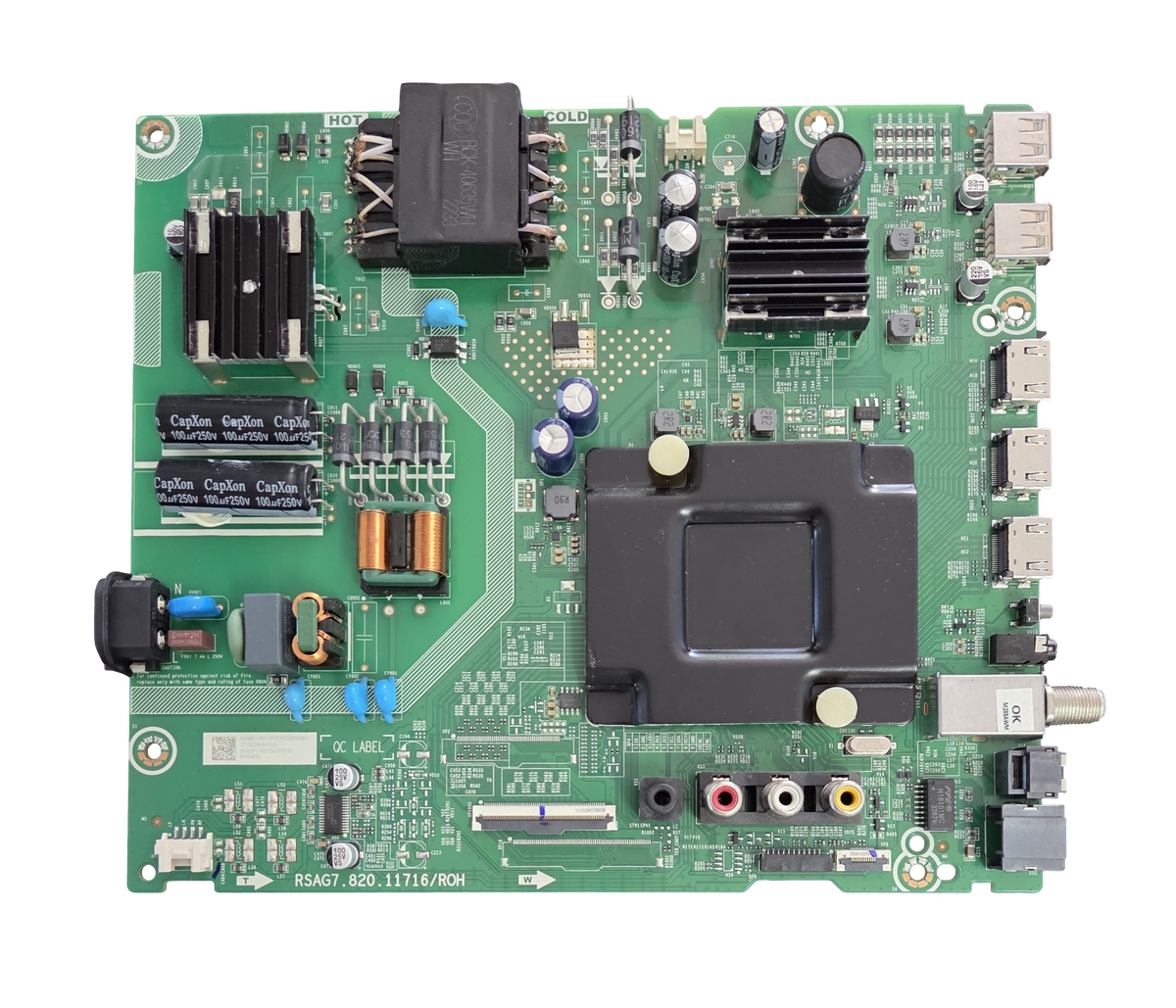329621, Hisense Main Board, RSAG7.820.11716/ROH, 50A6GV – TV Parts