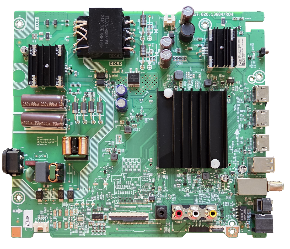 409286 Hisense Main Board, RSAG7.820.13684/ROH, 357601, 357600, 50A51HUA, 409285, 50A7N