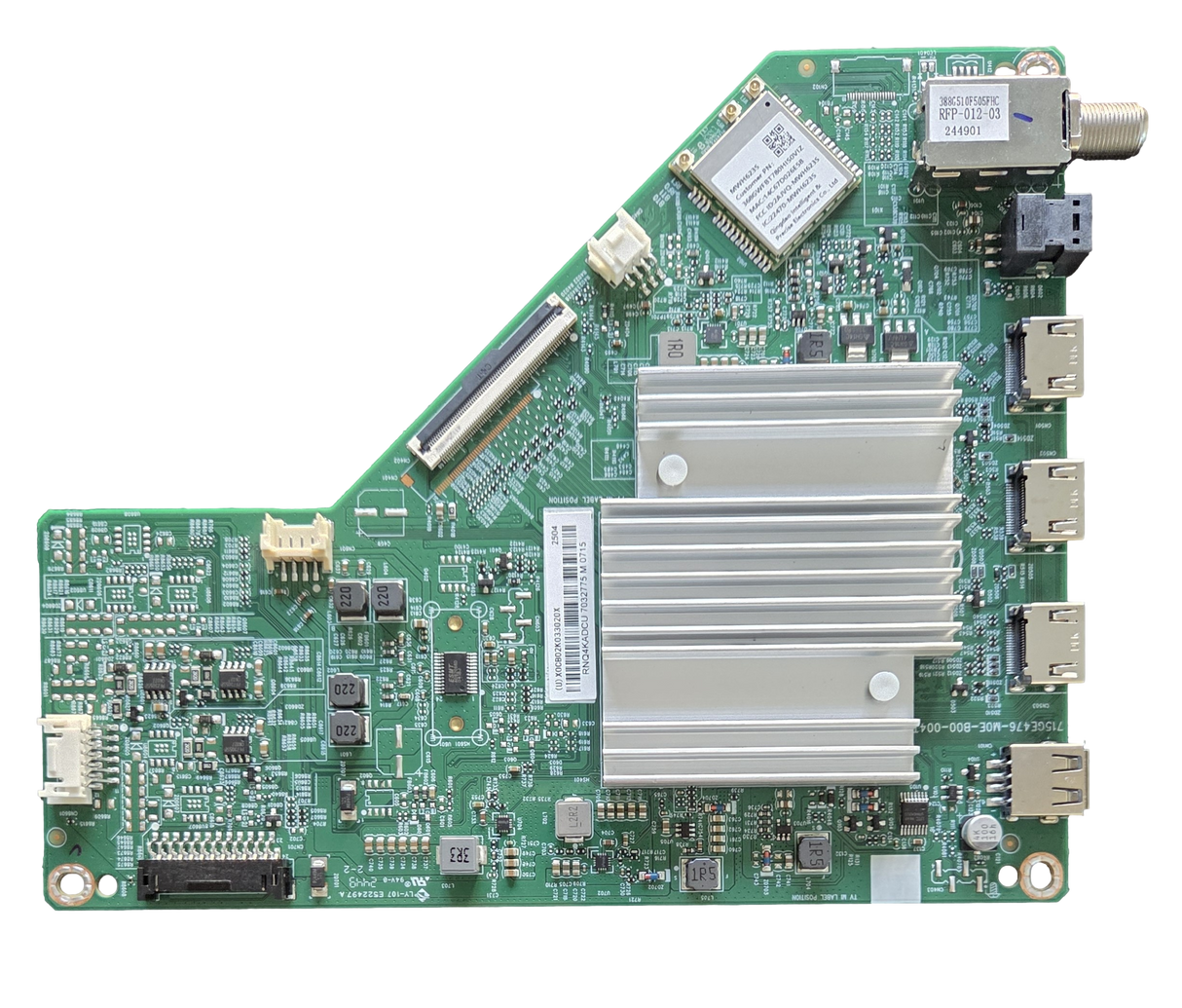756TXMCB02K033 Vizio Main Board, 756TXMCB02K033, (U)XOCB02K033, VQD43M-0801