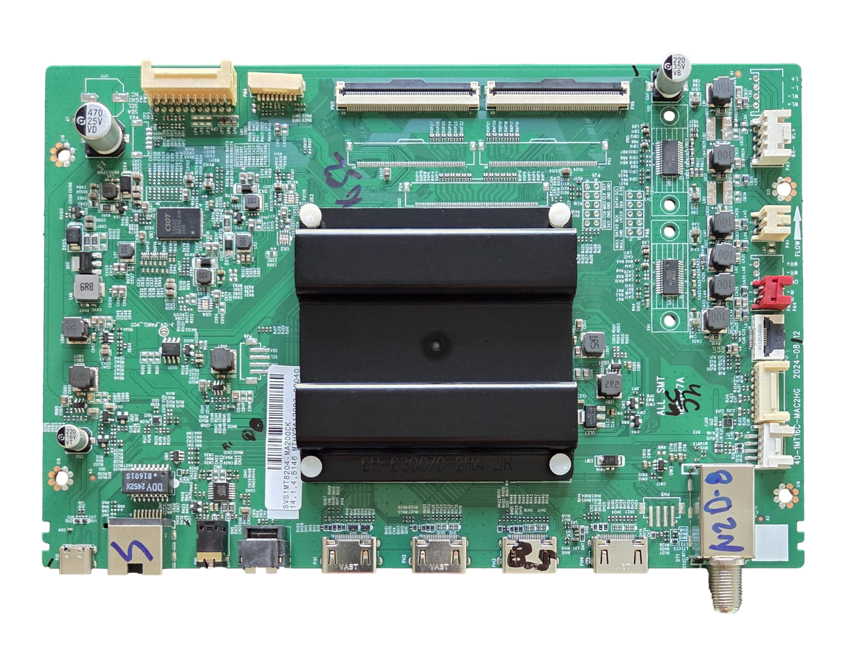 SVS1MT8204-MA200CK Roku Main Board, 40-1MT16C-MAC2HG, 65R6CX
