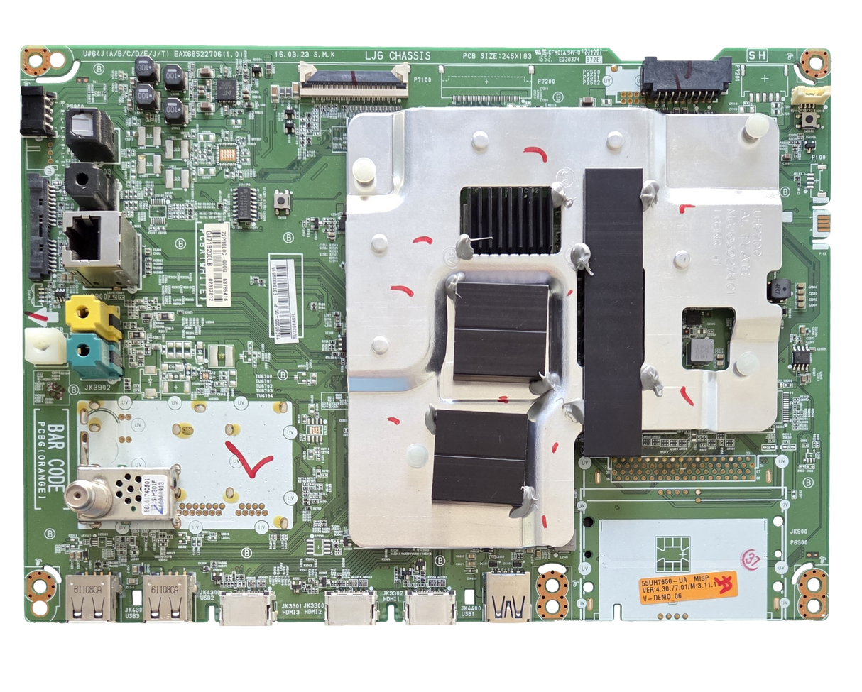 EBT64339515, LG Main Board, EAX66522706, 55UH7650-UA