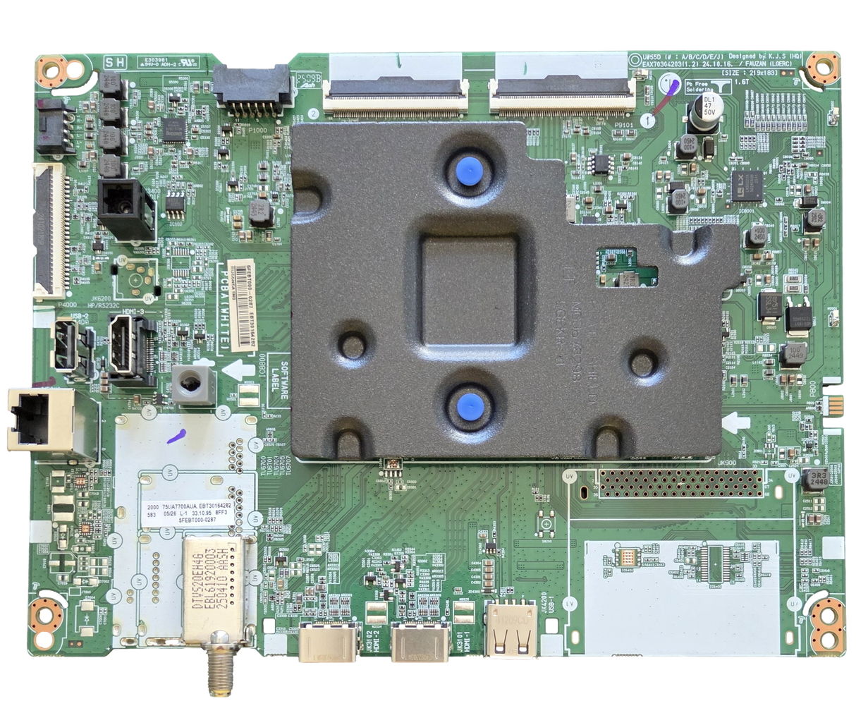 EBT30164282 LG Main Board, EAX70304203(1.2), 75UA7700AUA.BUSFLKR
