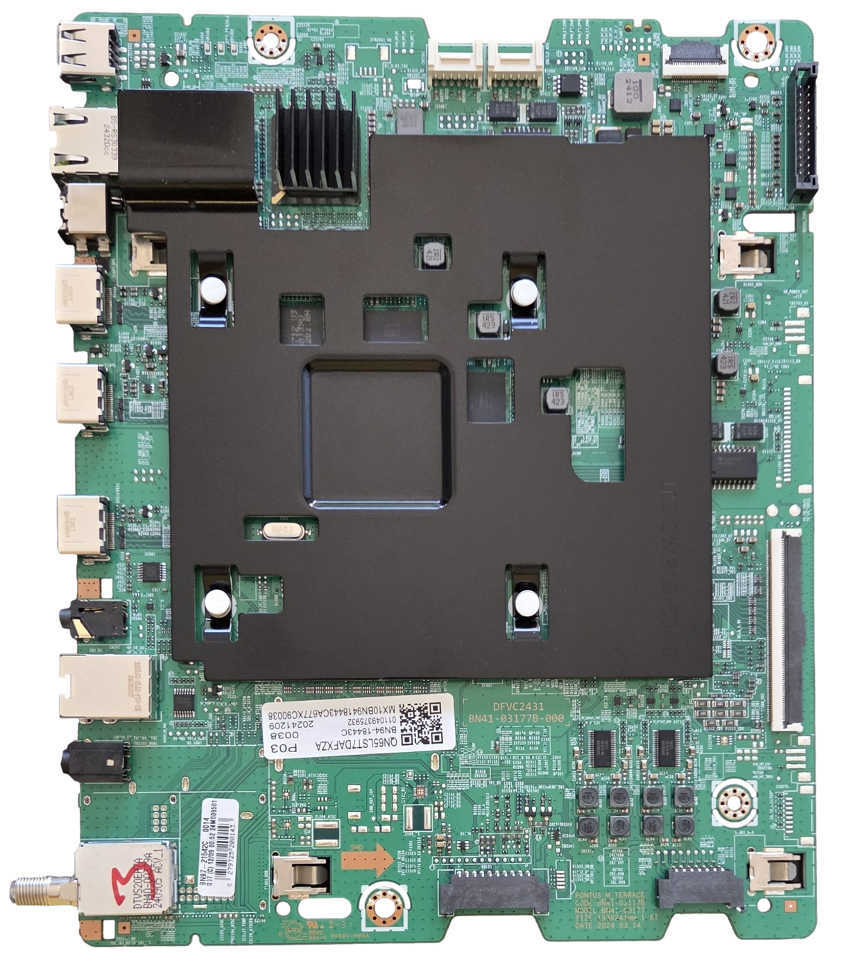 BN94-18443C  Samsung Main Board, BN97-21542C , BN41-03177B ,  QN65LST7DAF, QN65LST7DAFXZA