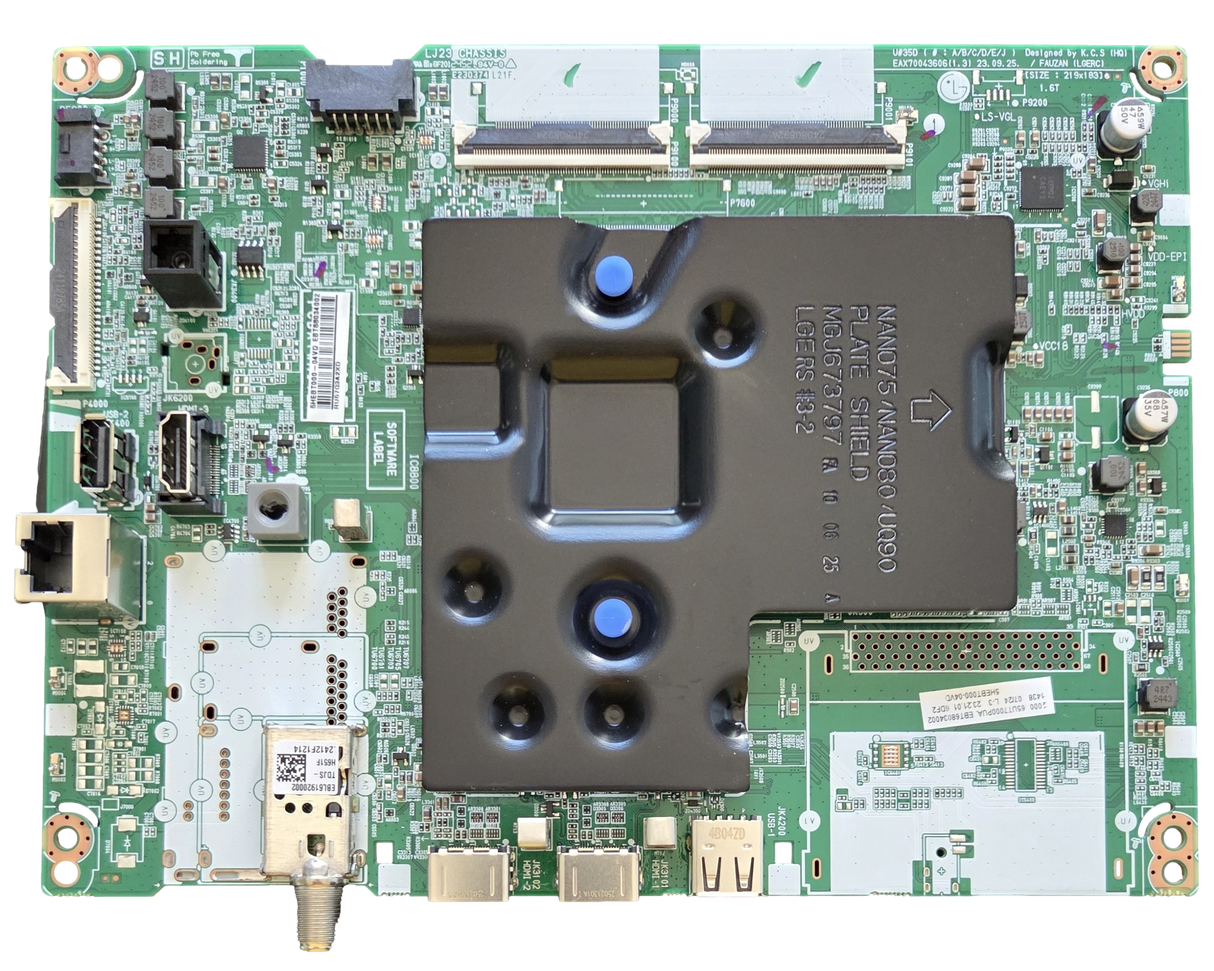 EBT68034002 LG Main Board, EAX70043606(1.3), 65UT7000PUA.BUSMLKR, 65UT7000PUA