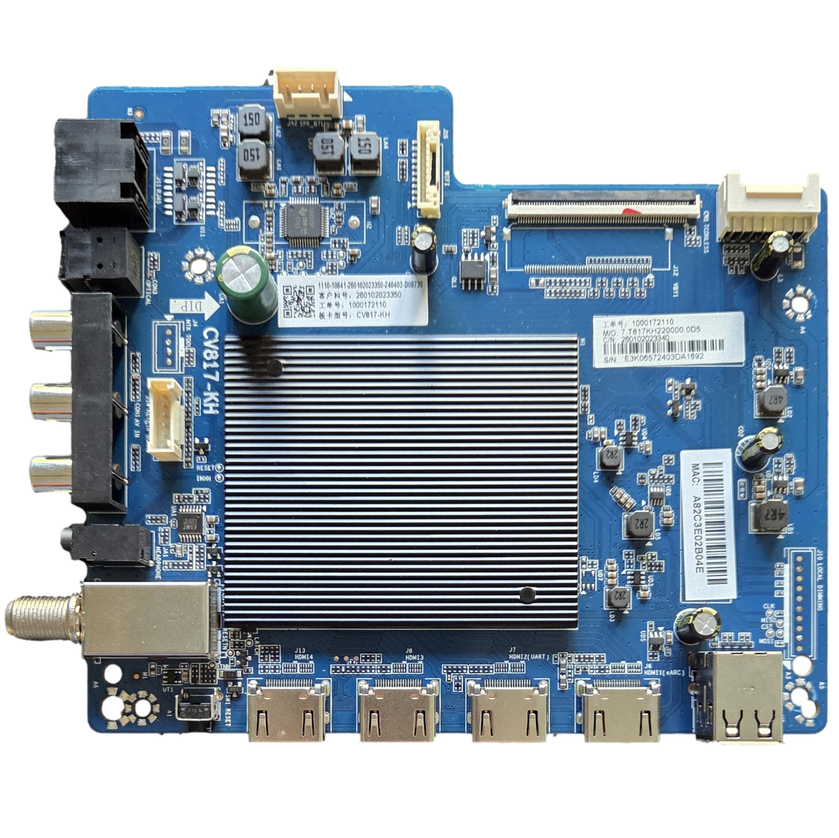 260102023350 Philips Main Board, CV817-KH, 55PUL6643/F7