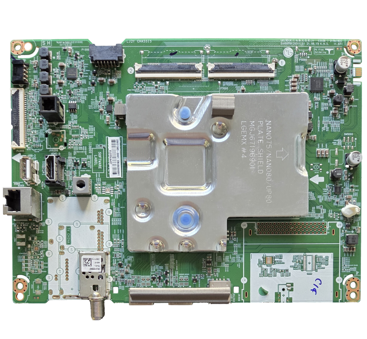 EBU66280301 LG Main Board, EAX69581203, 55NANO75UPA, 55NANO75UPA.BUSCLJM