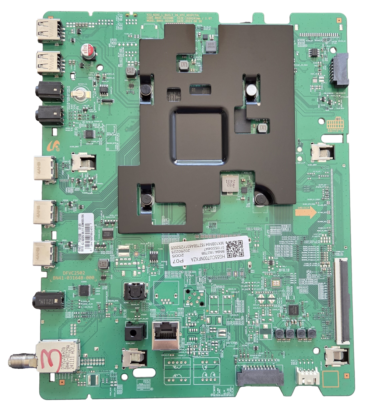 BN94-18275B Samsung Main Board, BN97-21010B, HG43CU700NFXZA