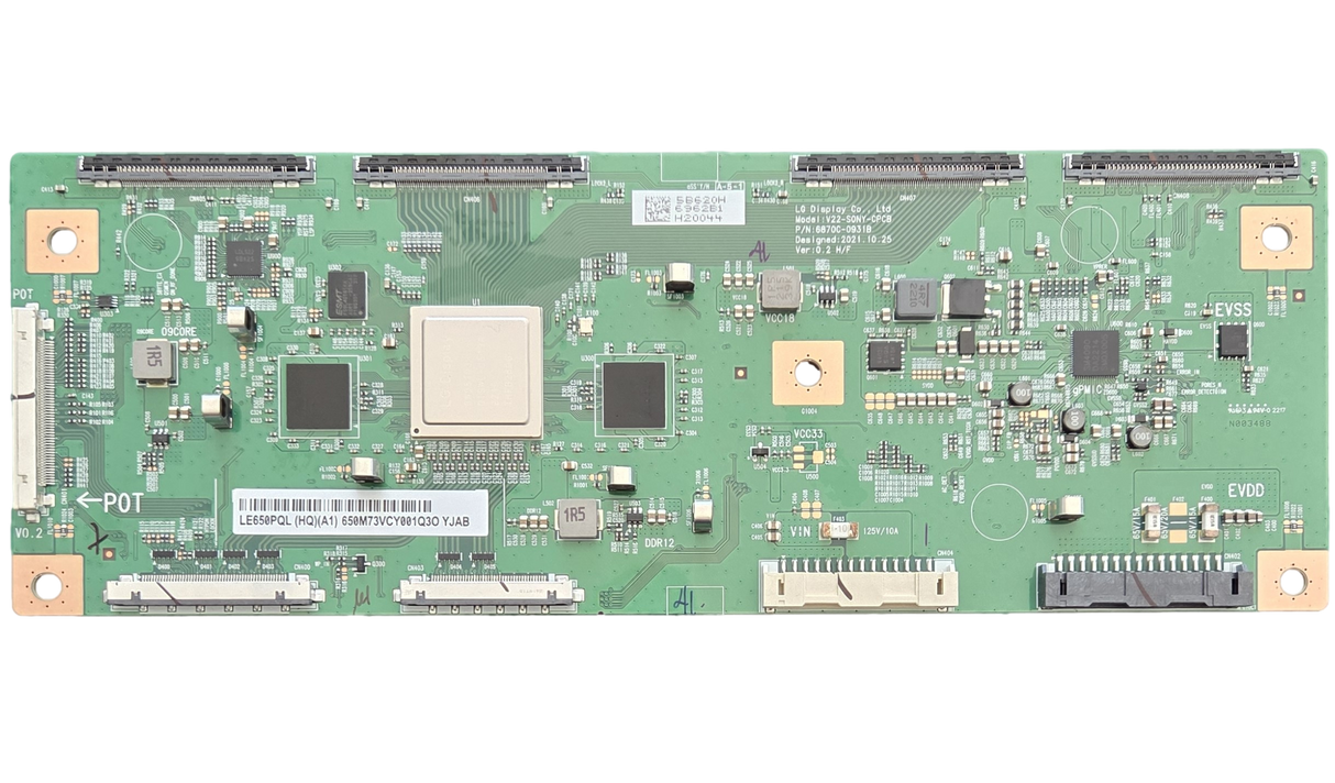 6871L-6962B Sony T-Con Board, 66870C-0931B , LE650PQL , XR-65A80L