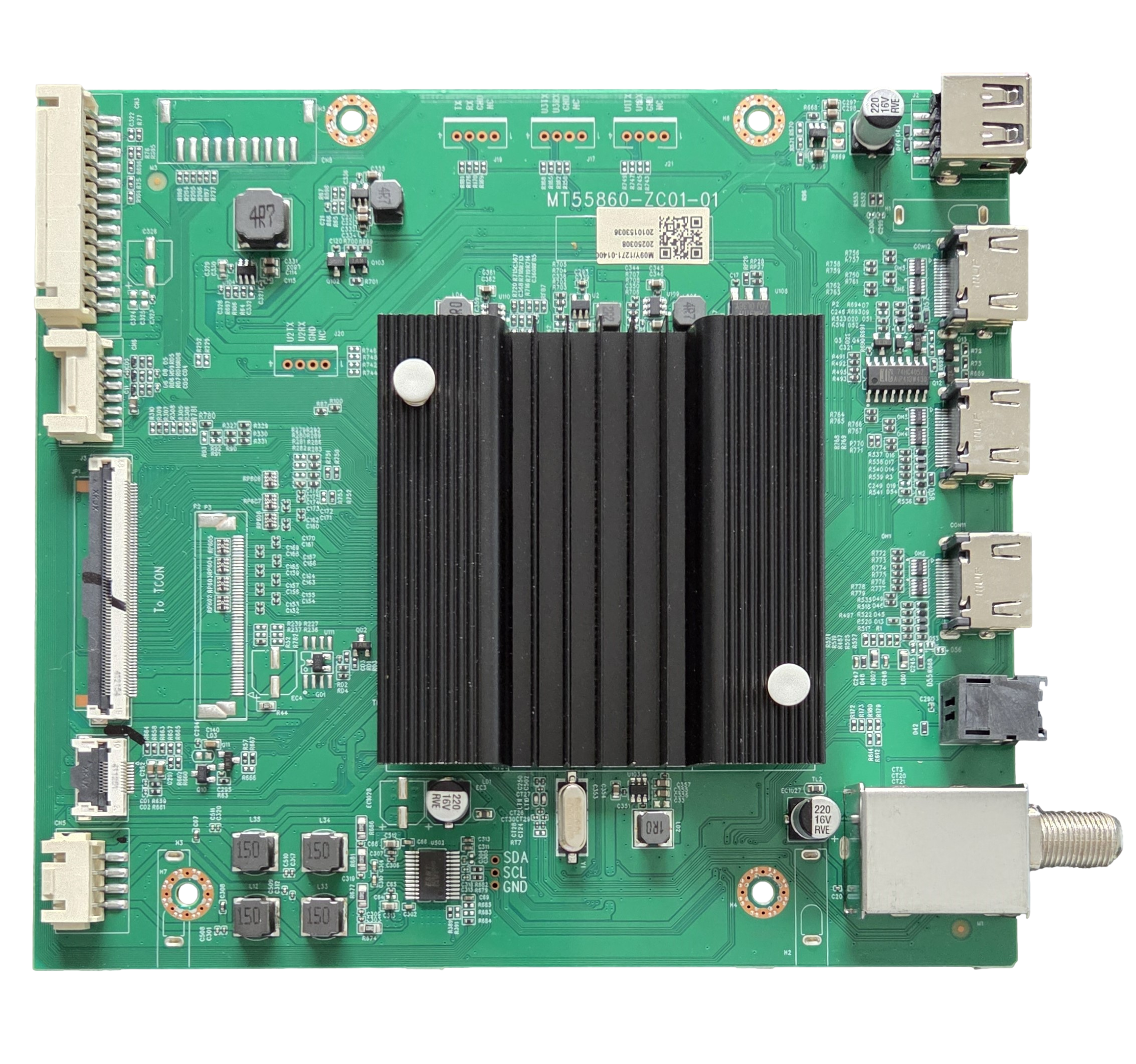 515C55860M09 Vizio Main Board, MT55860-ZC01-01, M09Y, V4K65M-0810