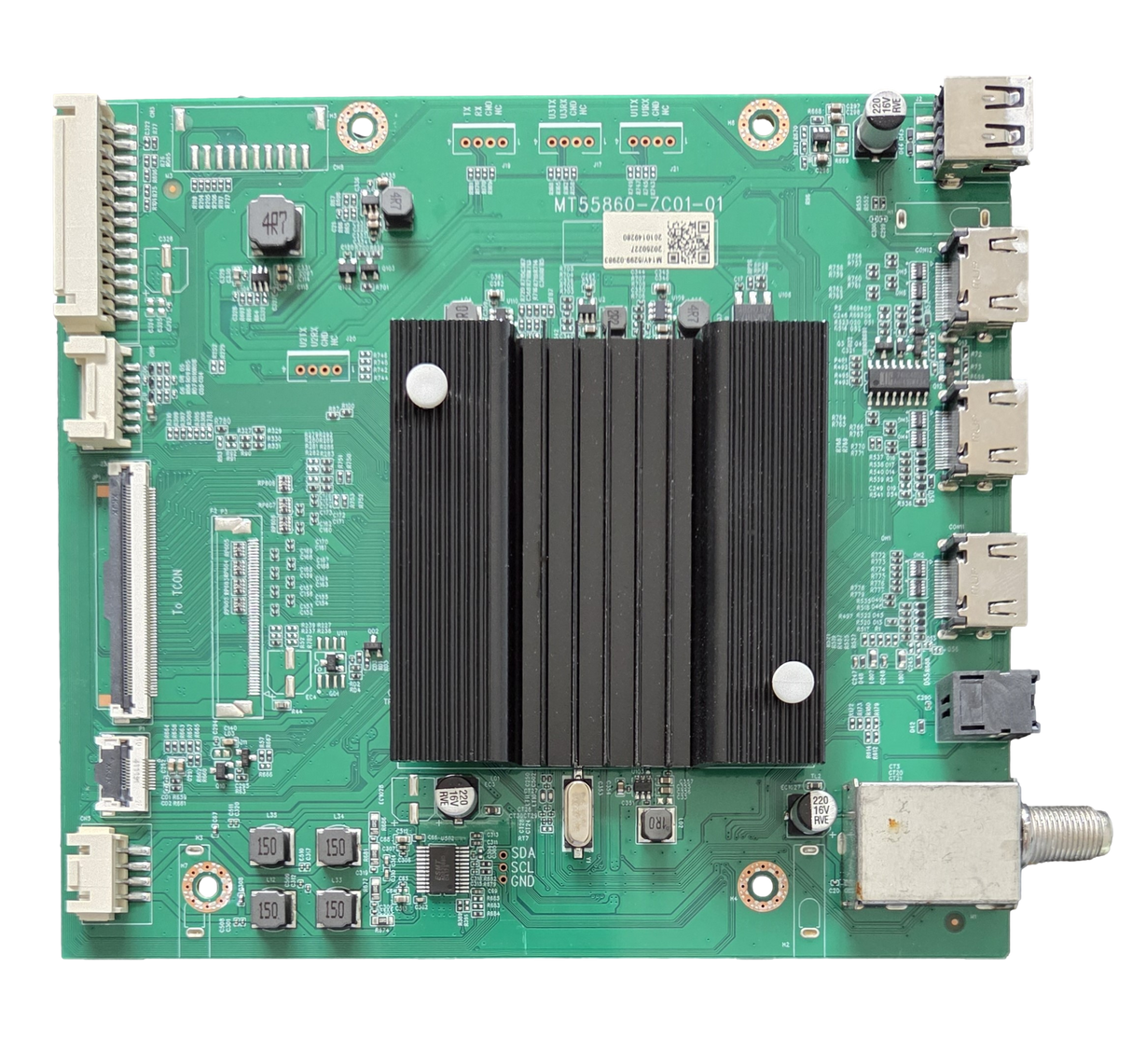 515C55860M14 Vizio Main Board, MT55860-ZC01-01, M14Y, V4K50M-0810