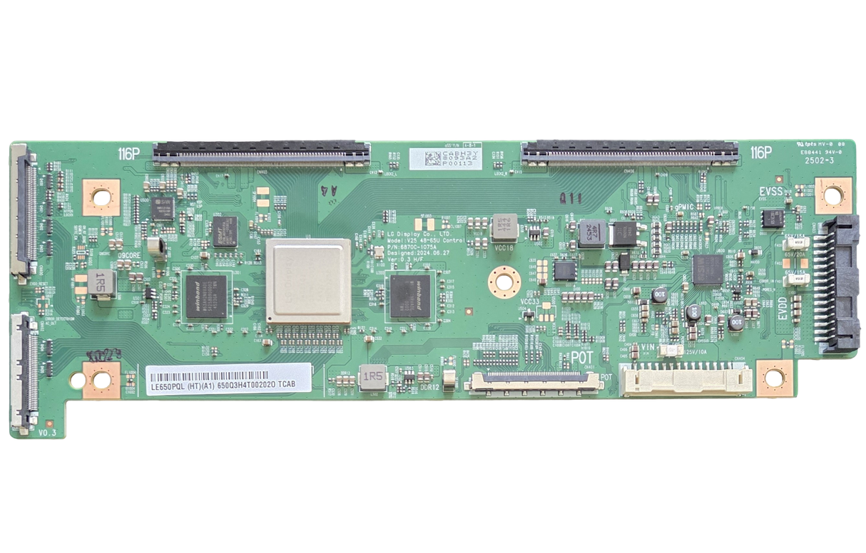 6871L-8093A LG T-Con Board, 6870C-1075A, OLED65B5AUA.DUSQLJR