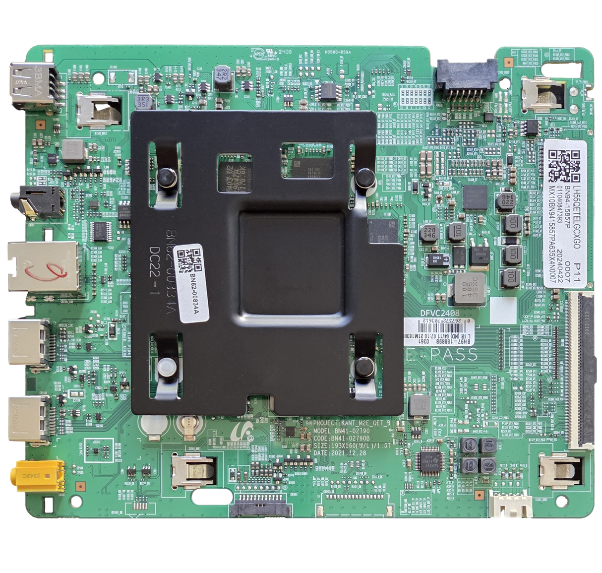 BN94-15857P Samsung Main Board, BN41-02790B, LH55QETELGCXGO