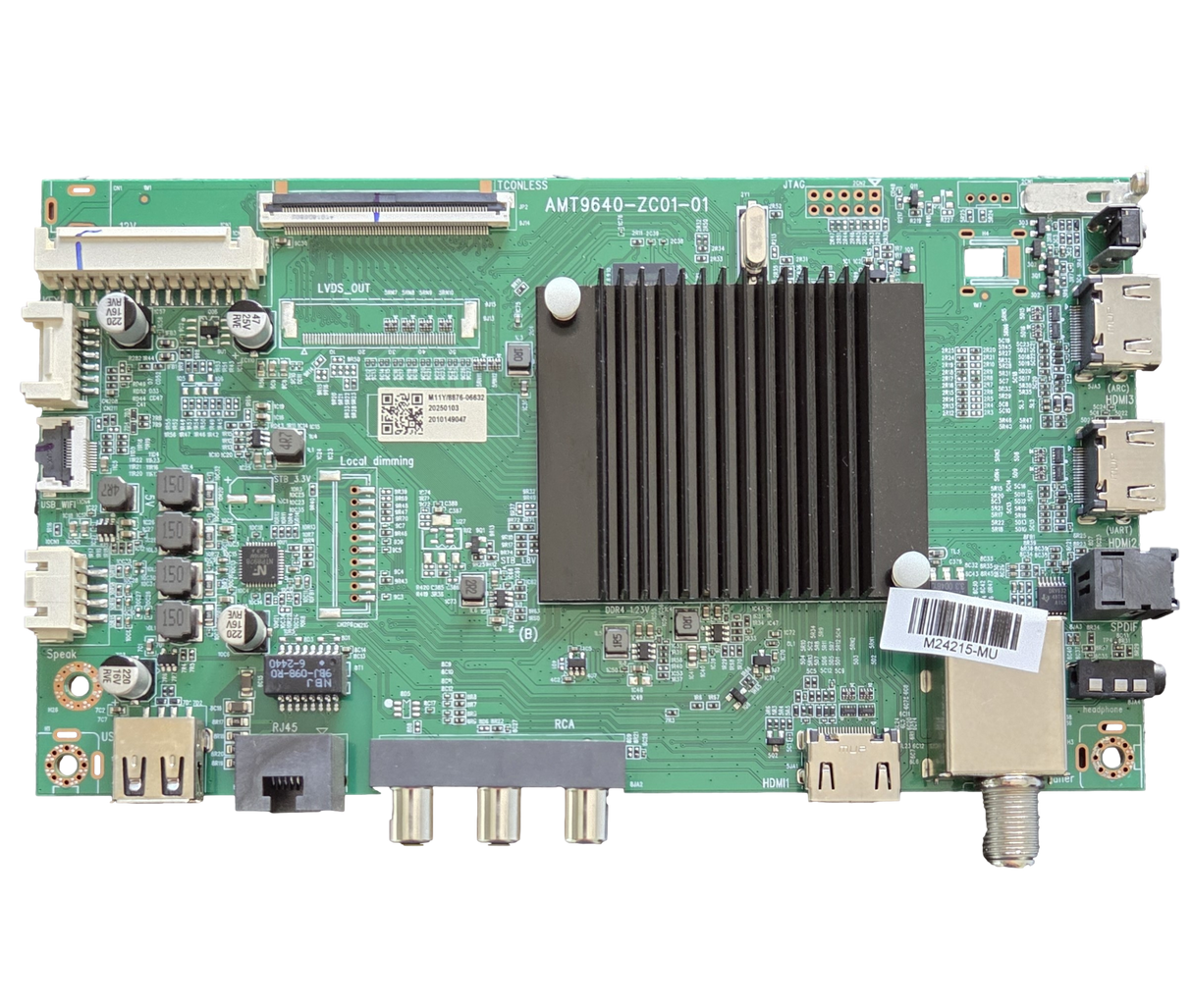 M24215-MU Onn Main Board, AMT9640-ZC01-01, M11Y, 100012585