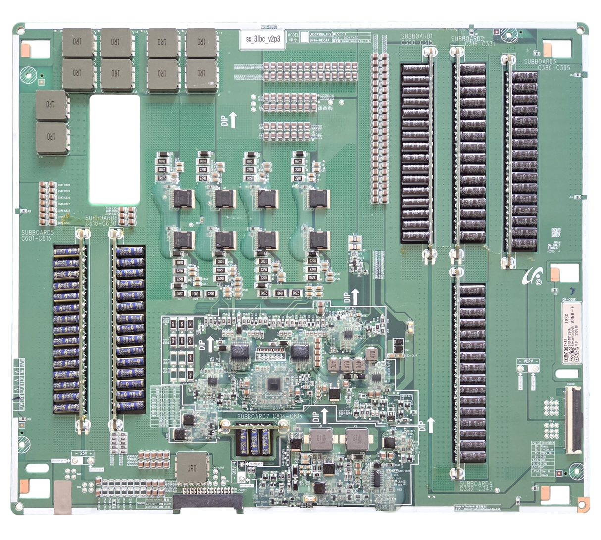 BN44-01334A Samsung LED Driver , BN4401334A, L83CA9NB_FHS, QN83S95FAEXZA